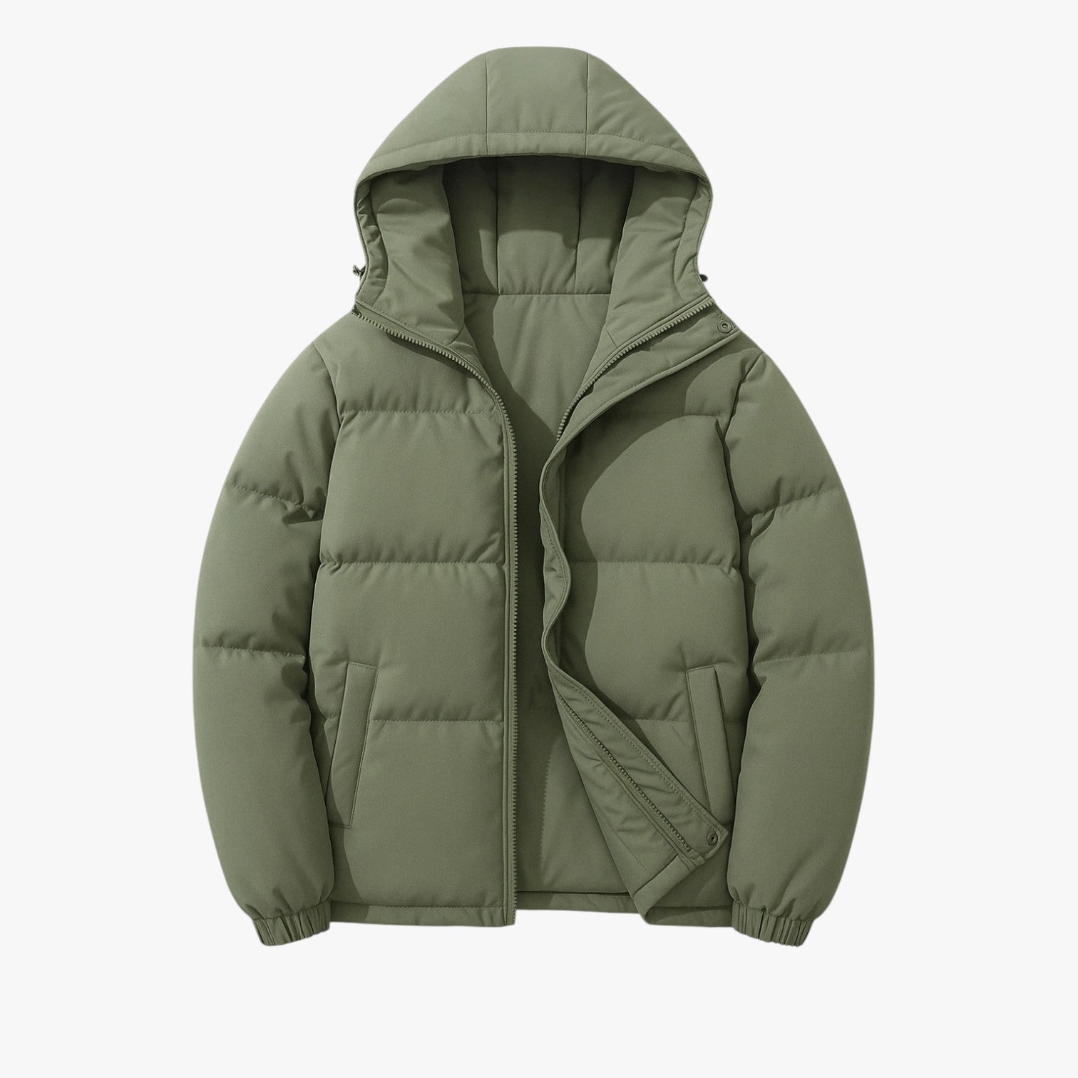 Emery | Giacca con cappuccio casual con zip - Grigio - Bequeme Passform Frauen Frauen Jacke Jacke Lässig Mode Stilvoll StilvolleJacke - Concept Palermo