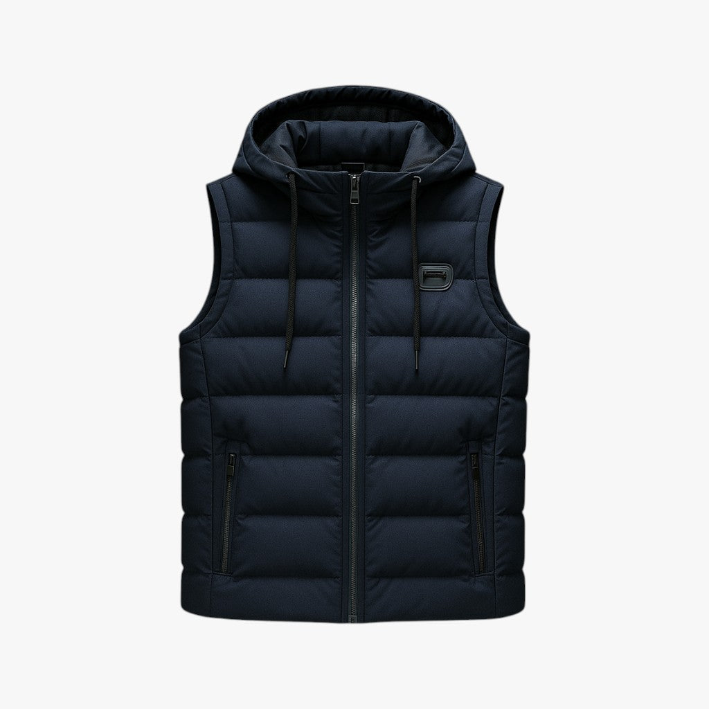 Clément | Gilet Invernale - Spessore Morbido per Massimo Comfort - Blu - Alltagskleidung Bequeme Passform Freizeitkleidung Herbstmode Herrenmode Jacken Klassisches Design Oberbekleidung Stilvoller Look Warme Jacke Wintermantel - Concept Palermo