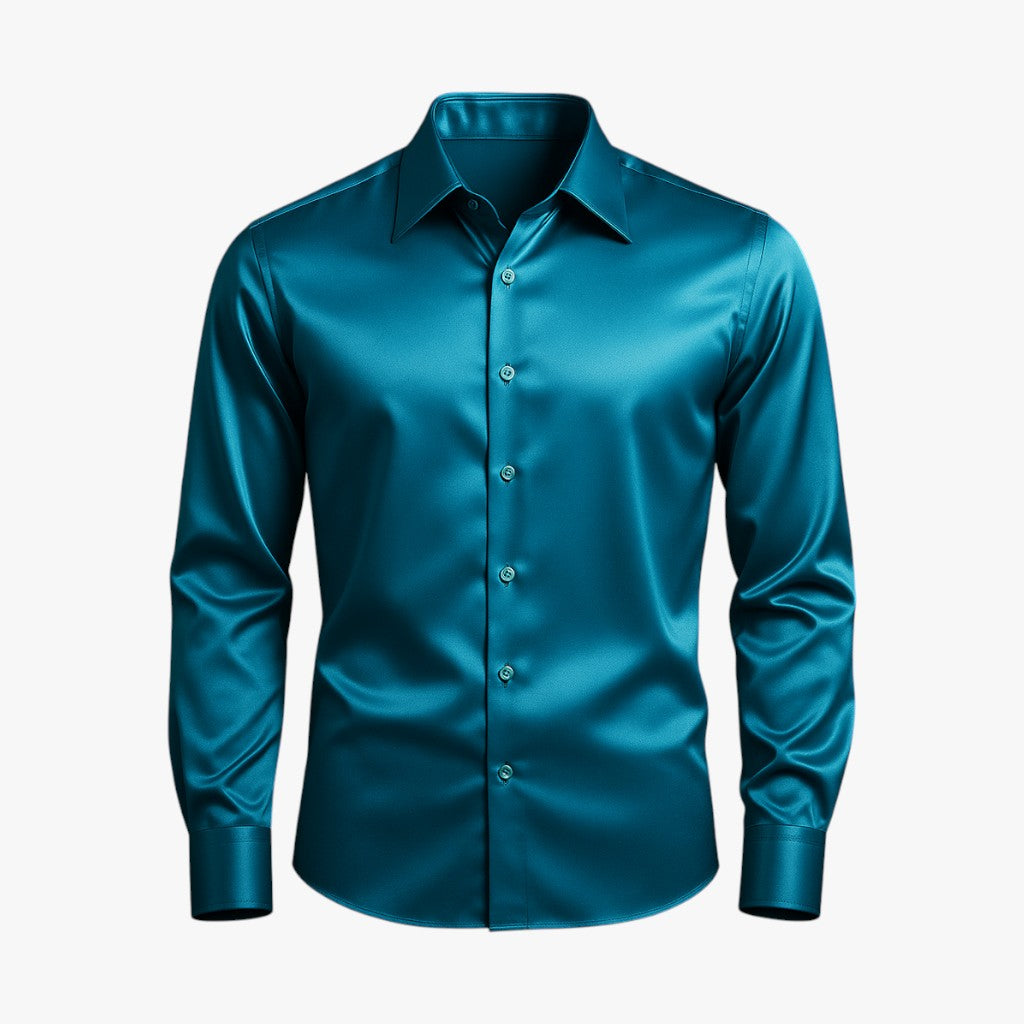 Gaël | Camicia Casual Chic - Look Moderno, Sensazione Premium - Azzurro - Entspanntes Hemd Frauen Hemd Hemd für Männer Hemden Hemden & Oberteile Hemden für Männer Hemden und Oberteile Herrenhemd Kleidung Komfort Komfort-Hemd Lässig Mode Männer Hemden Oberbekleidung Stilvoll Stylische Hemden Stylisches Hemd - Concept Palermo