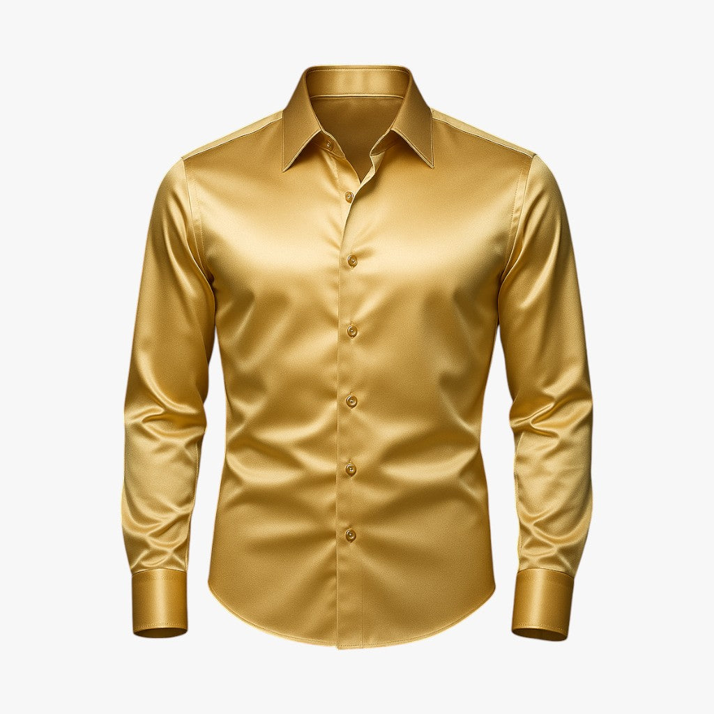Gaël | Camicia Casual Chic - Look Moderno, Sensazione Premium - Giallo - Entspanntes Hemd Frauen Hemd Hemd für Männer Hemden Hemden & Oberteile Hemden für Männer Hemden und Oberteile Herrenhemd Kleidung Komfort Komfort-Hemd Lässig Mode Männer Hemden Oberbekleidung Stilvoll Stylische Hemden Stylisches Hemd - Concept Palermo