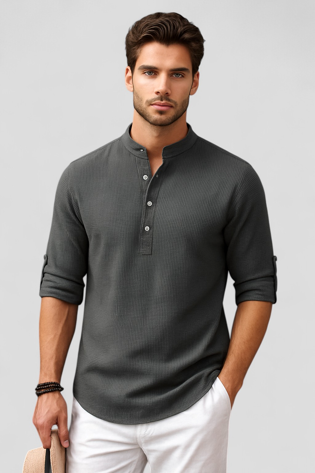 Gerardo | Camicia Uomo Estiva Elegante e Confortevole - - abbigliamento casual uomo abbigliamento elegante uomo camicia comoda camicia estiva uomo camicia per lavoro camicia per ogni occasione camicia traspirante look raffinato stile versatile taglie uomo S-5XL - Concept Palermo