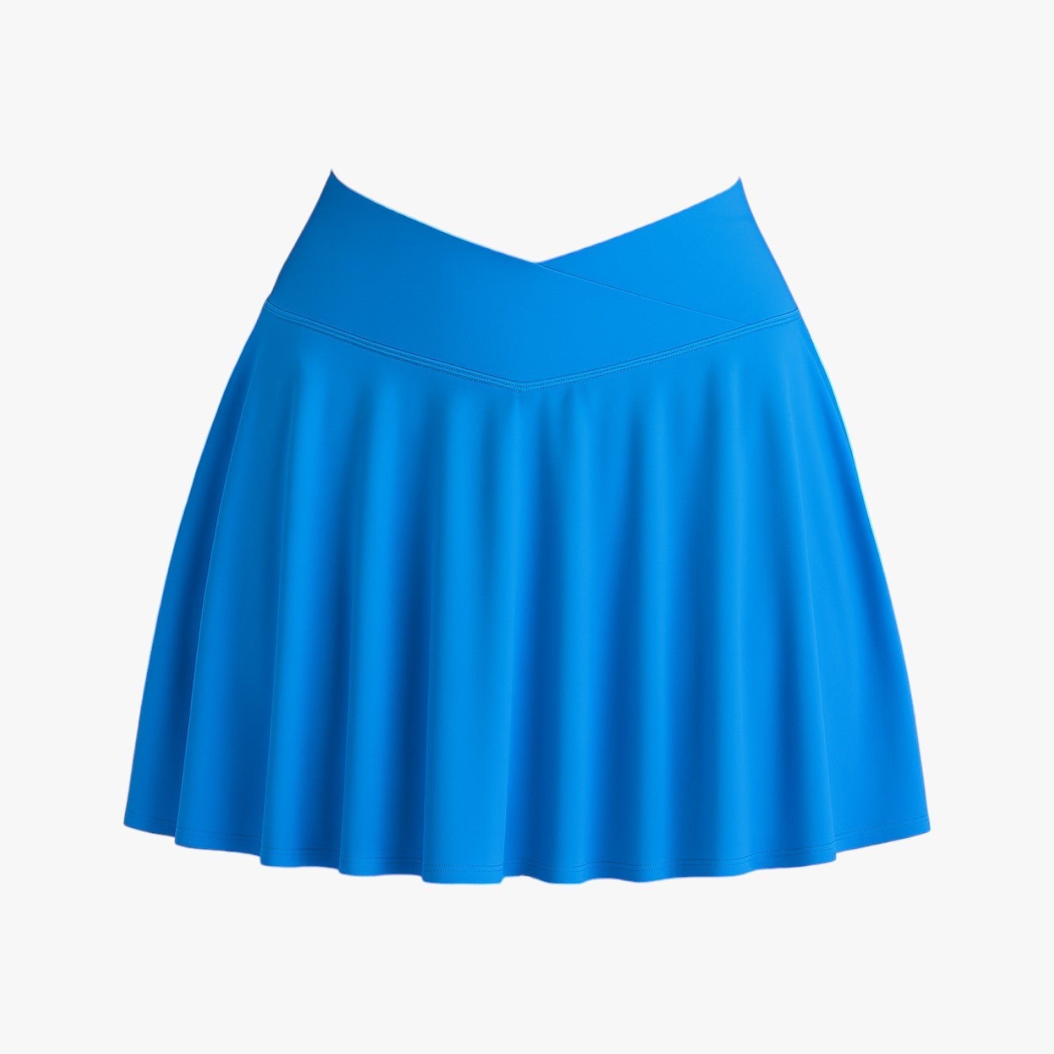 Clara | Gonna sportiva elasticizzata con shorts integrati - Blu - - Concept Palermo