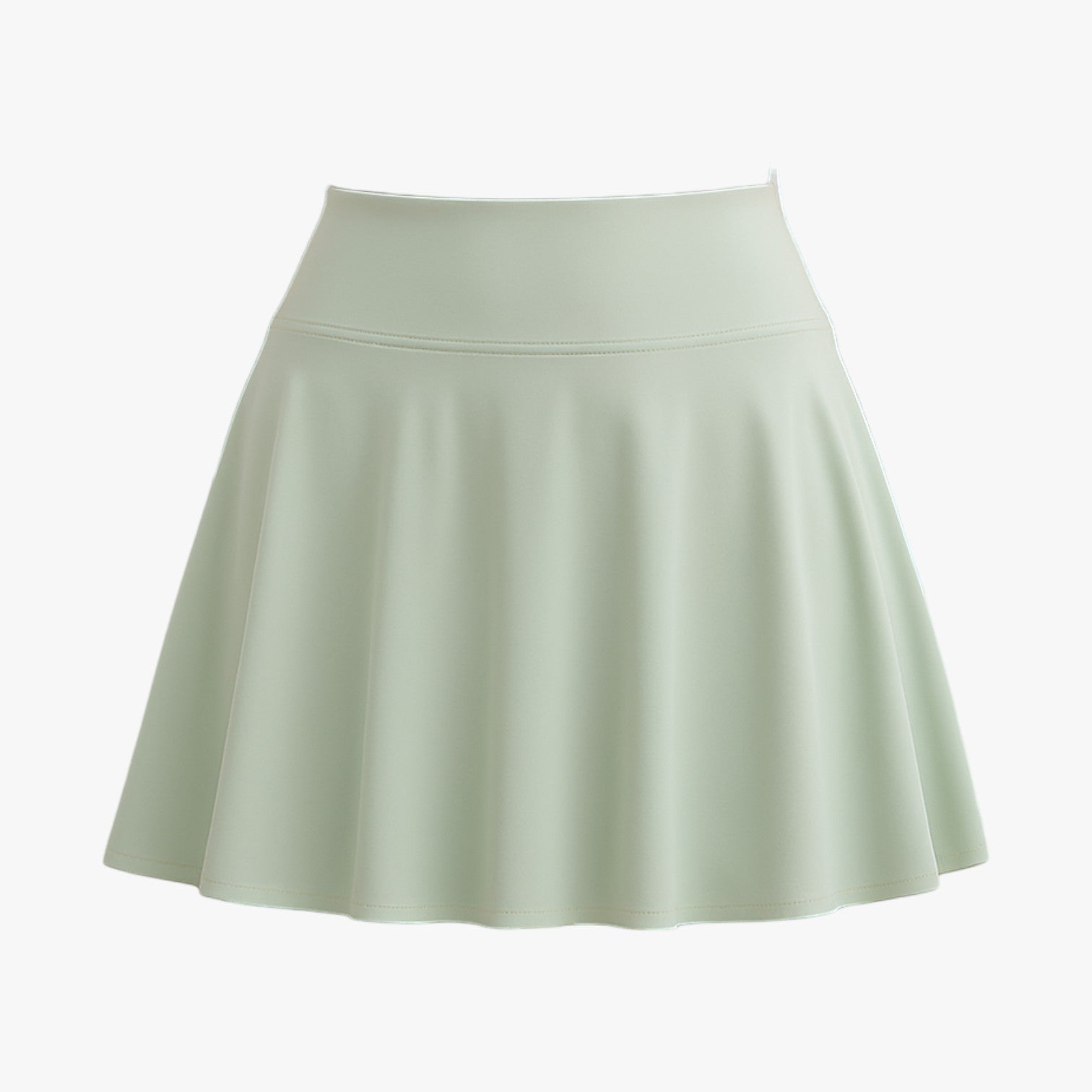 Sophie | Maglietta sportiva a vita alta con struttura a pieghe e tasche - Verde - - Concept Palermo