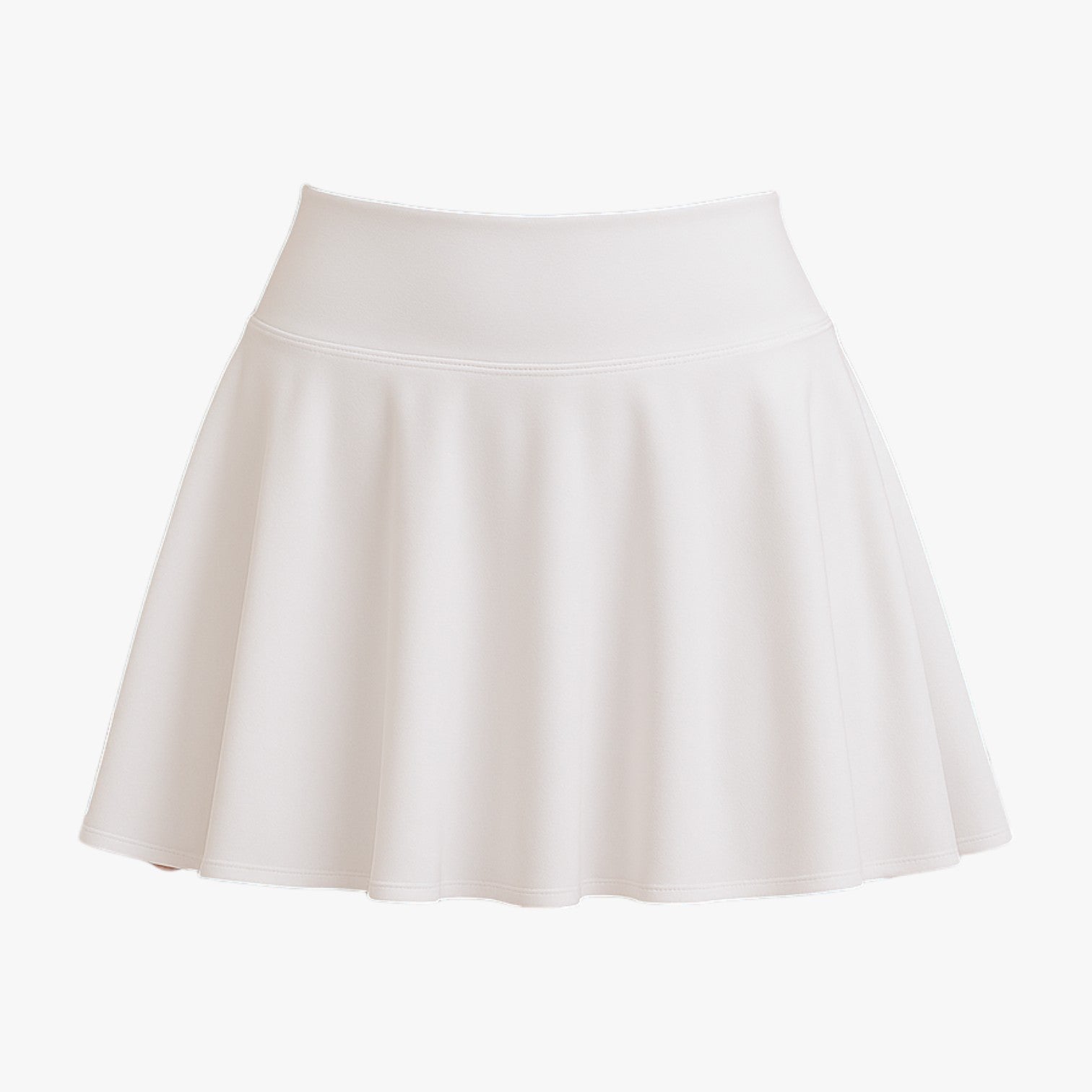 Sophie | Maglietta sportiva a vita alta con struttura a pieghe e tasche - Bianco - - Concept Palermo