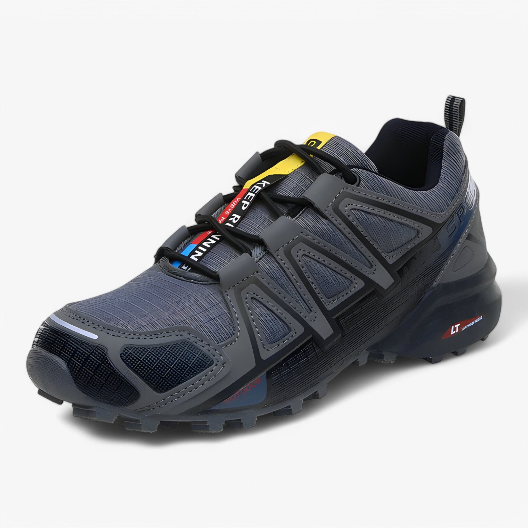 Kurt - Comoda scarpa da trekking per uomo - Grigio-nero - - Concept Palermo