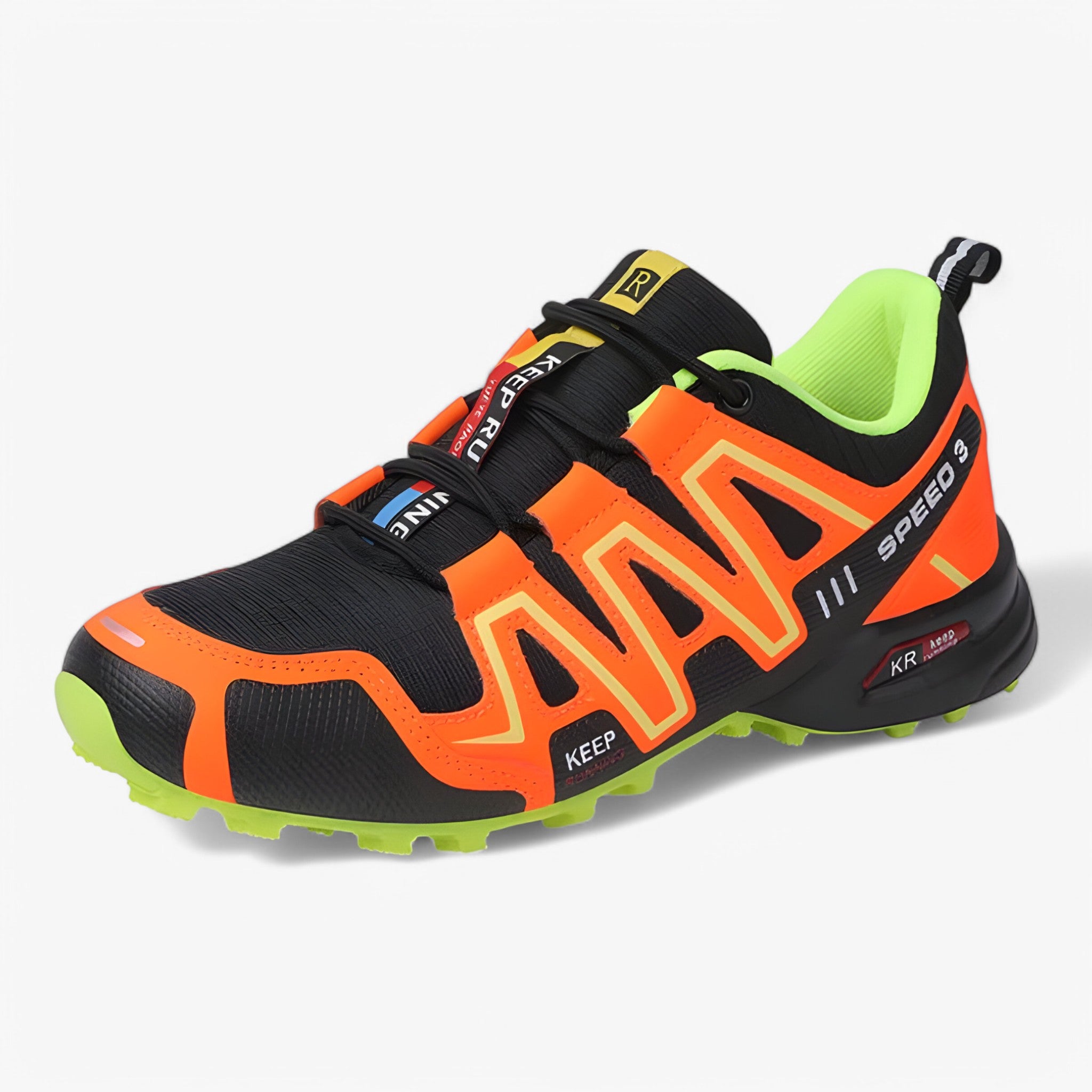 Kurt - Comoda scarpa da trekking per uomo - Giallo-arancio - - Concept Palermo