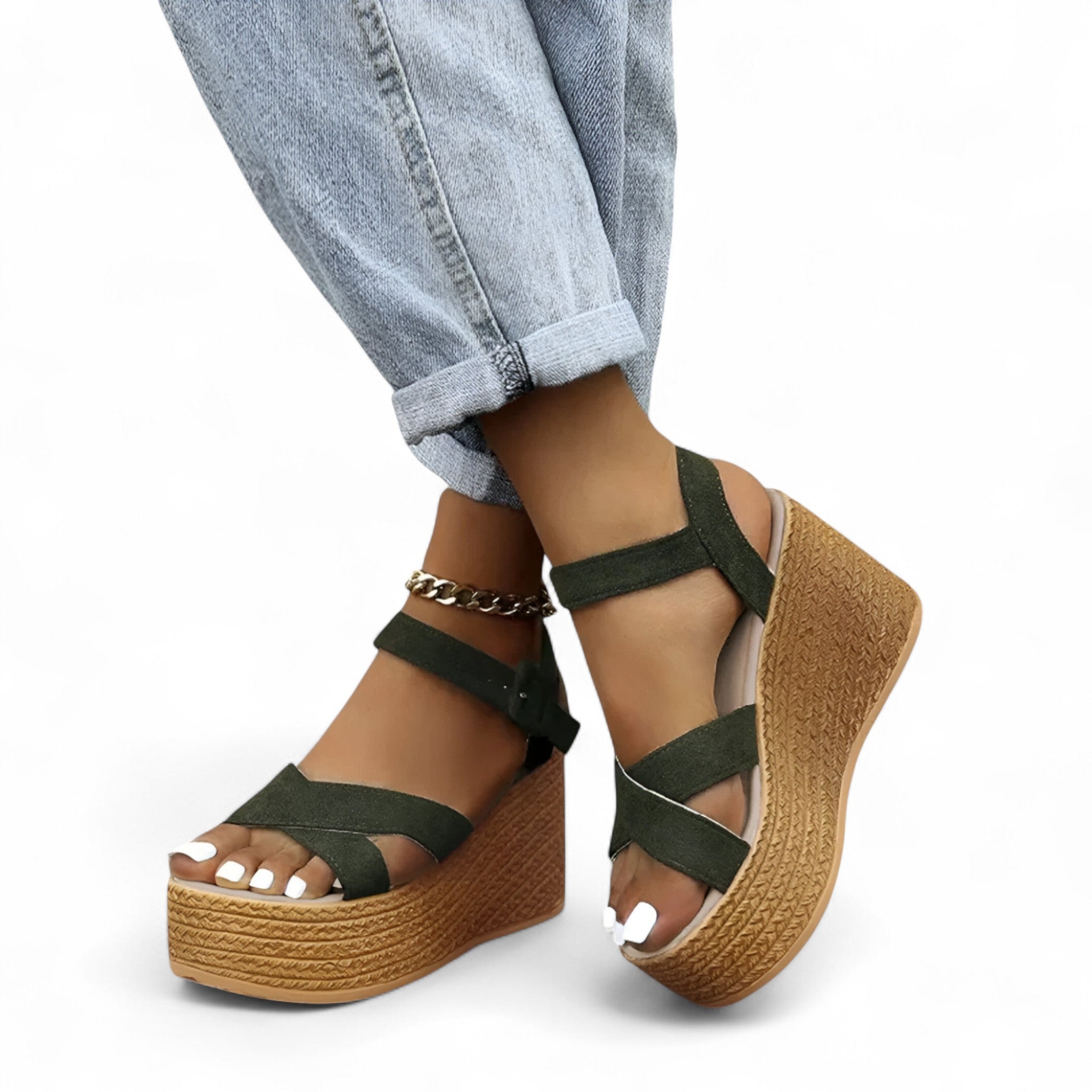 Iris | Sandali con zeppa – Eleganti e comodi