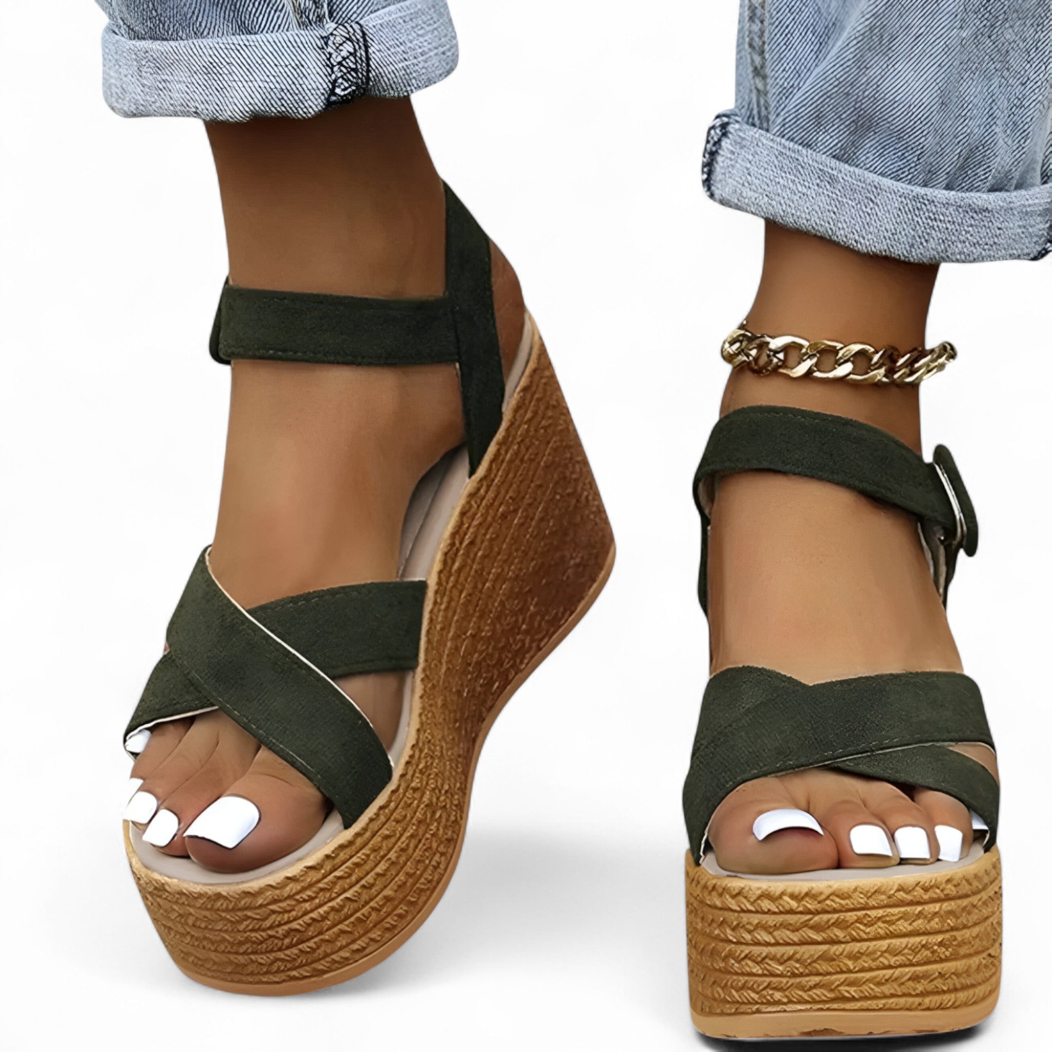 Iris | Sandali con zeppa – Eleganti e comodi