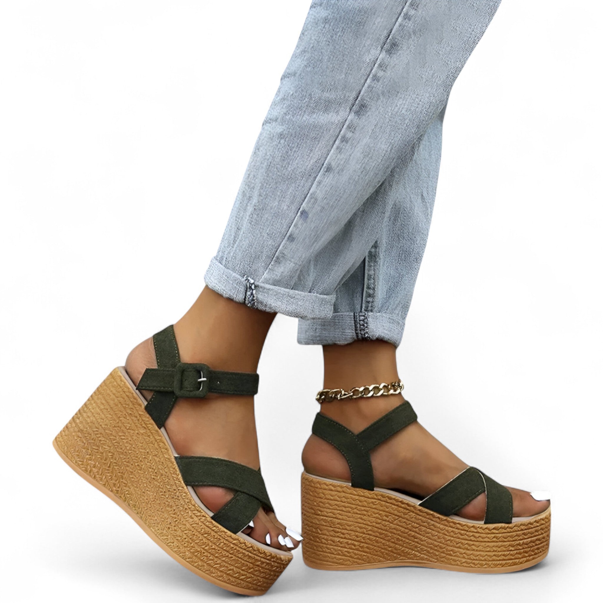 Iris | Sandali con zeppa – Eleganti e comodi