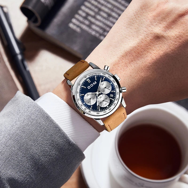 LuminousWatch™ - Orologi di lusso per uomo - - horloges voor mannen lichtgevende wijzers LuminousWatch™ Luxe herenhorloge Luxe horlogerie new_for_google precisietijdmeting saffierglas verstelbaar bandje waterbestendig - Concept Palermo