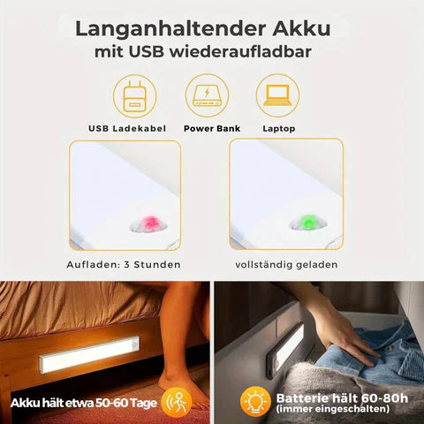 Luminarlux | Lampada LED USB con modalità sensore - - Hängelampen Tragbare Lampen Wandleuchten - Concept Palermo