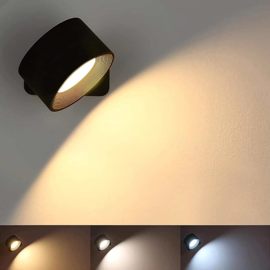 Flexilight™ | Lampada da parete wireless ricaricabile a 360° - - home Væglamper - Concept Palermo