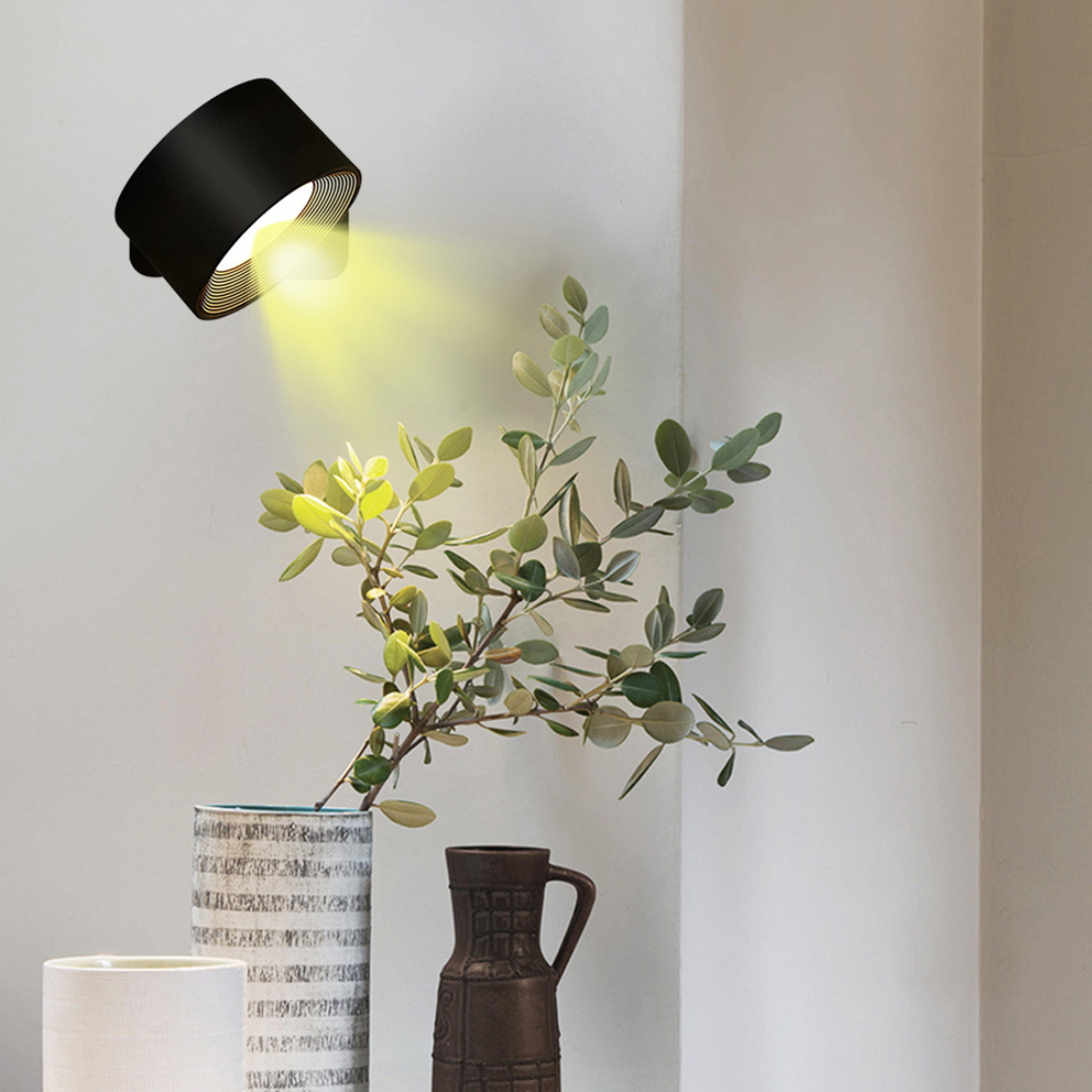 Flexilight™ | Lampada da parete wireless ricaricabile a 360° - - home Væglamper - Concept Palermo