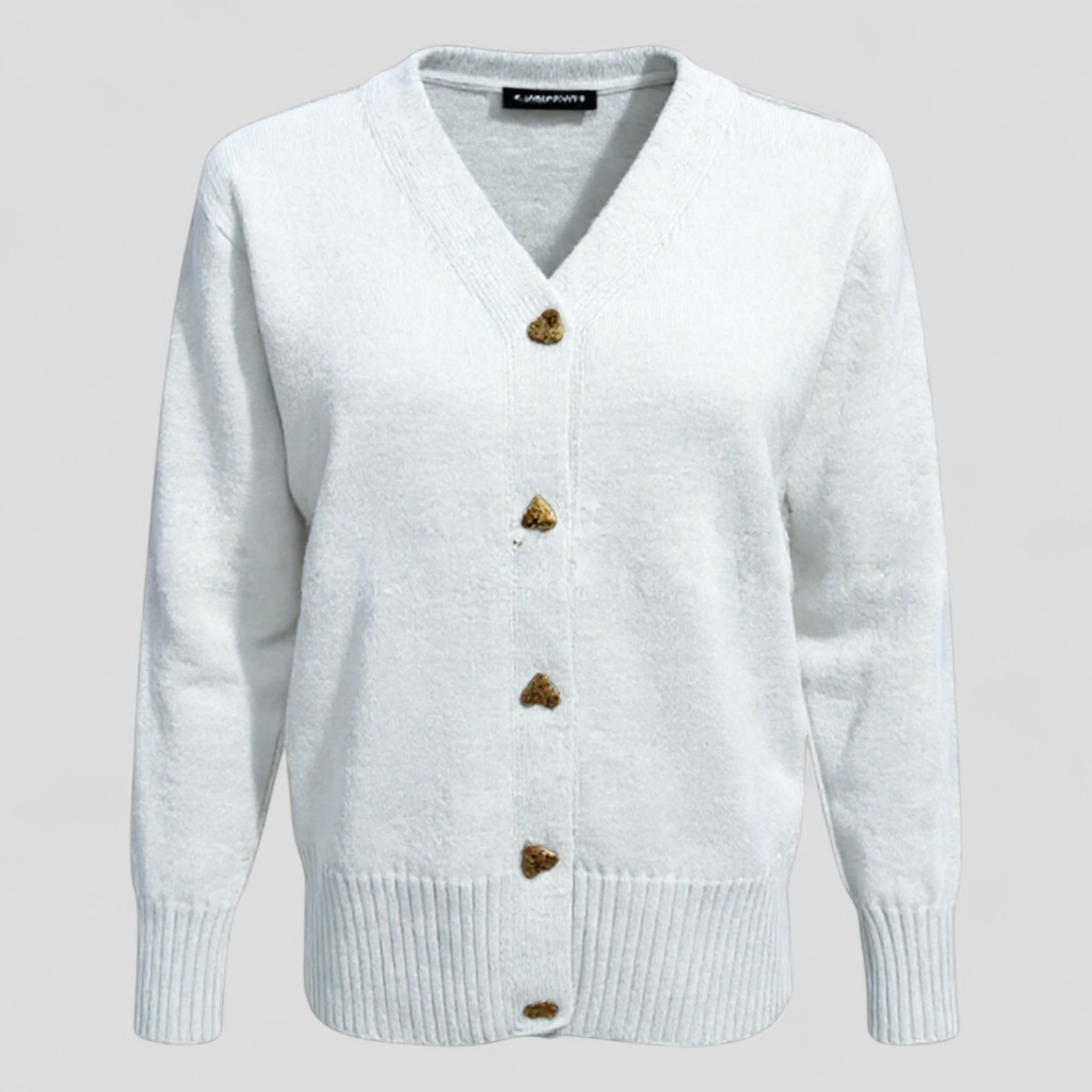 Doretta | Pullover Donna in Lana Pura con Bottoni - Colomba bianca - abbigliamento donna bottoni casual comfort H-line inverno lana maniche lunghe pullover stile - Concept Palermo
