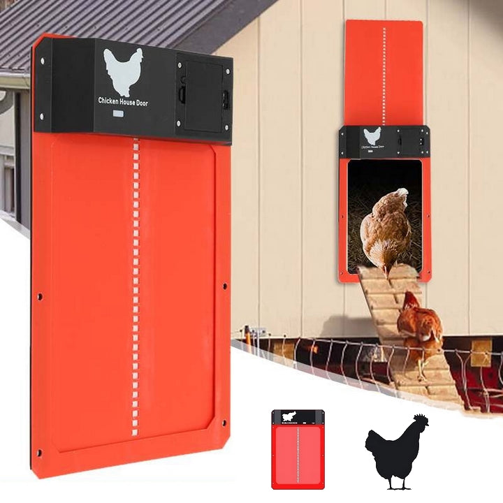 Pluimvee PRO+ | Chiusura automatica per pollame - Rosso - new_for_google - Concept Palermo