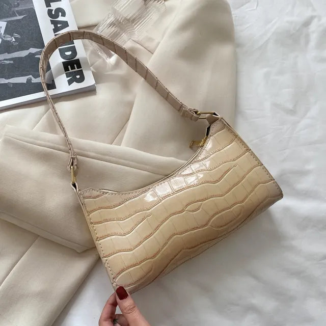 INGE - Borsa a tracolla in pelle stile retrò da donna - Beige - Bags handbags Shoulder Bags Women's handbags - Concept Palermo