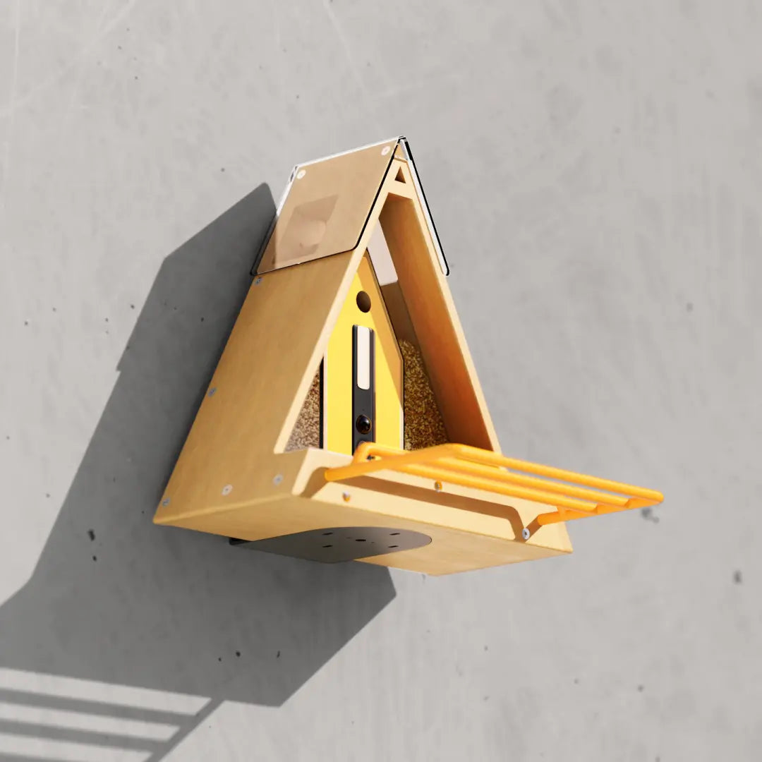 Reli Birddy Slim Feeder GreenTough™ | Mangiatore per Uccelli Slim con Design Sostenibile - - bird feeder birdproduct petproduct - Concept Palermo