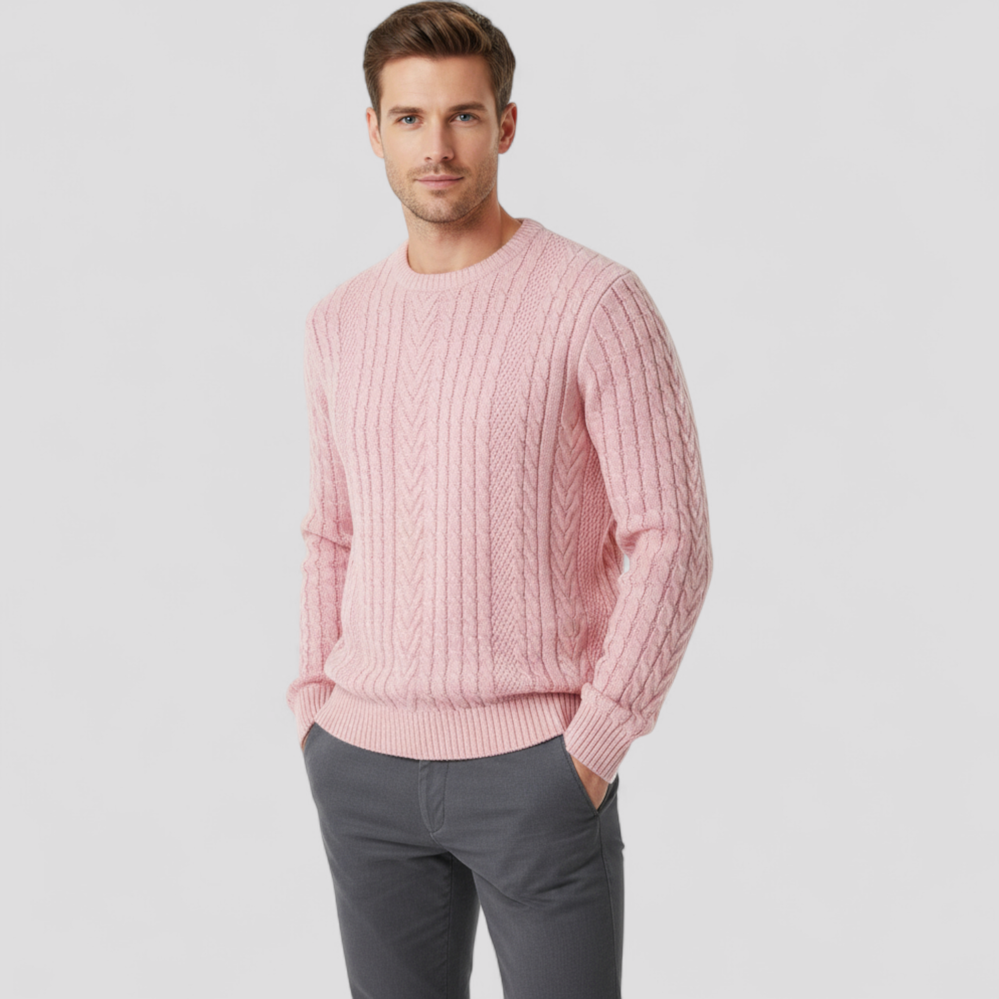 Zander | Maglione da uomo slim fit, luminoso e caldo per l'autunno/inverno - - Sweater sweater men sweaters - Concept Palermo