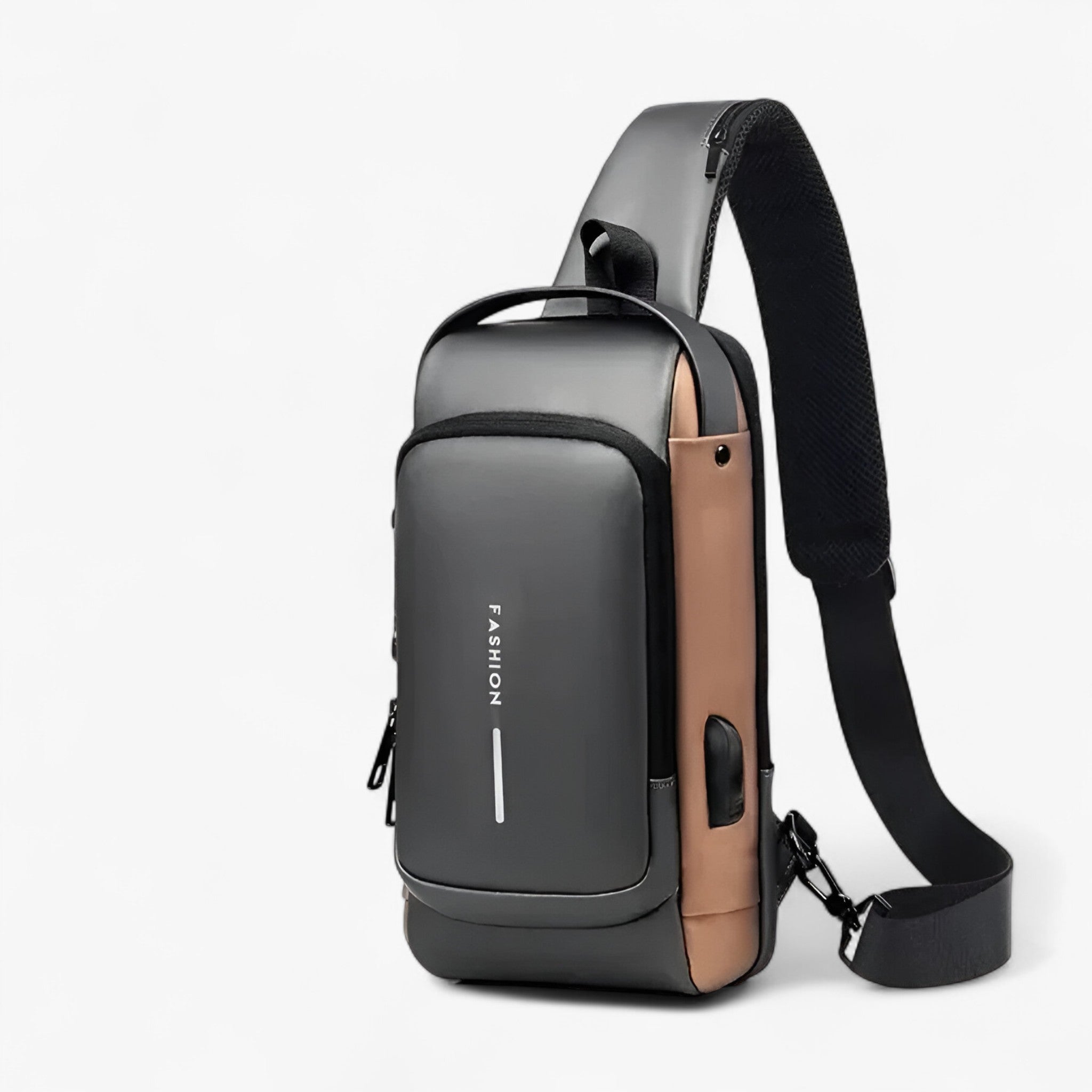 SAVY | Borsa multifunzione a tracolla - Nero Grigio - Bags Crossbody Bags Shoulder & Crossbody Bags - Concept Palermo