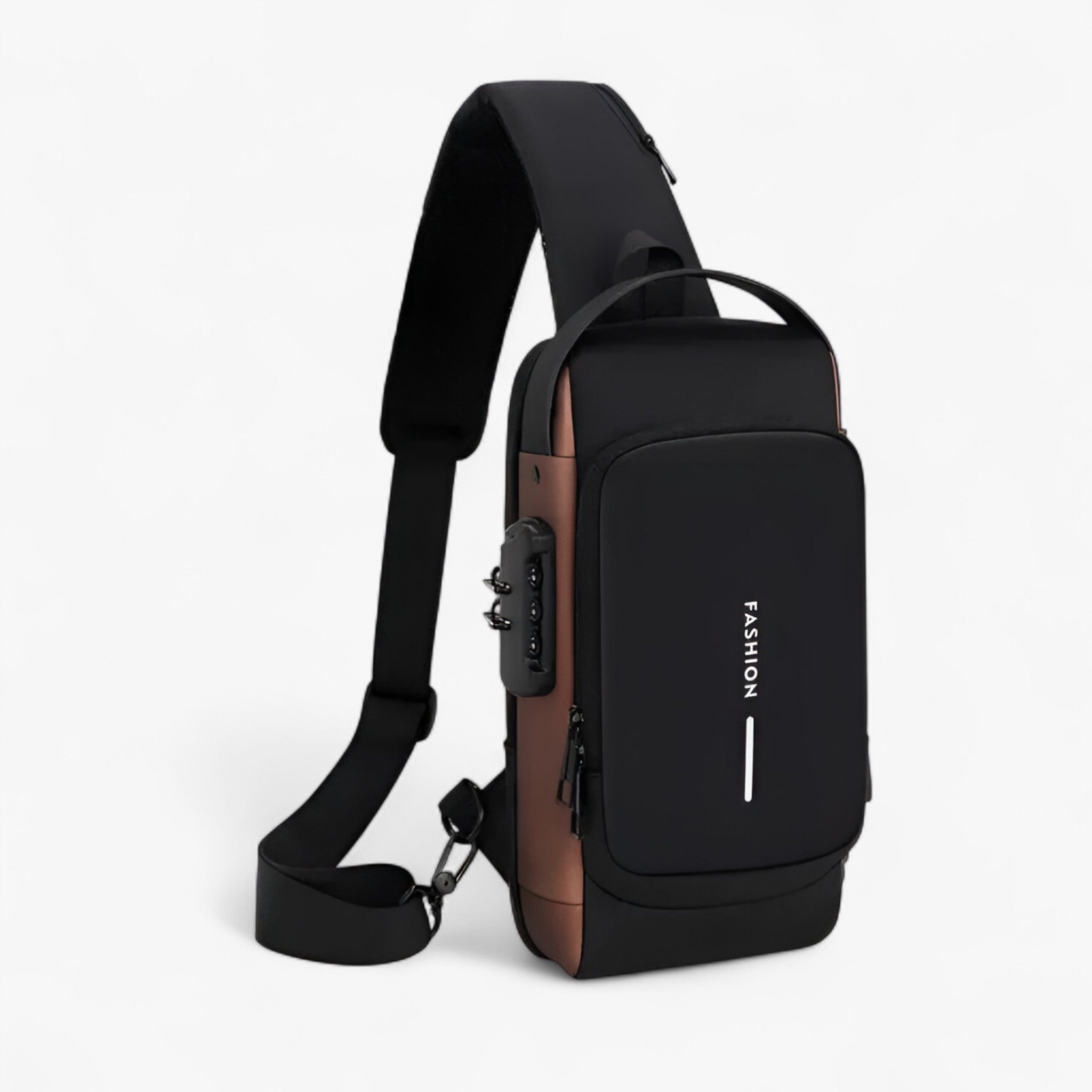 SAVY | Borsa multifunzione a tracolla - Nero Marrone - Bags Crossbody Bags Shoulder & Crossbody Bags - Concept Palermo