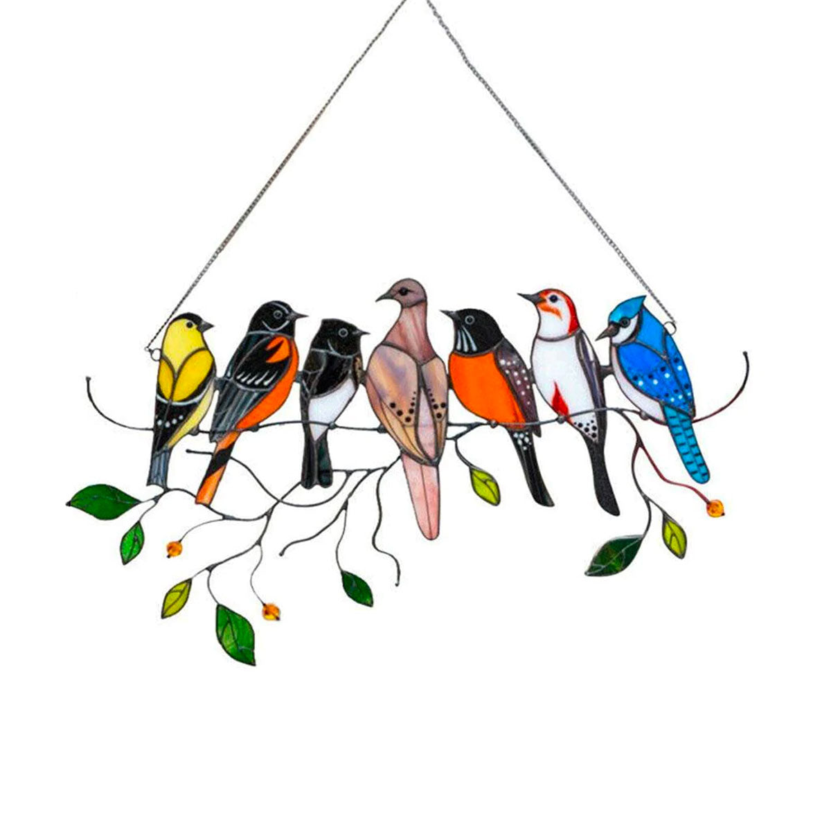 Uccello in vetro colorato Acchiappasole - - decoratie Decoration new_for_google thuis - Concept Palermo
