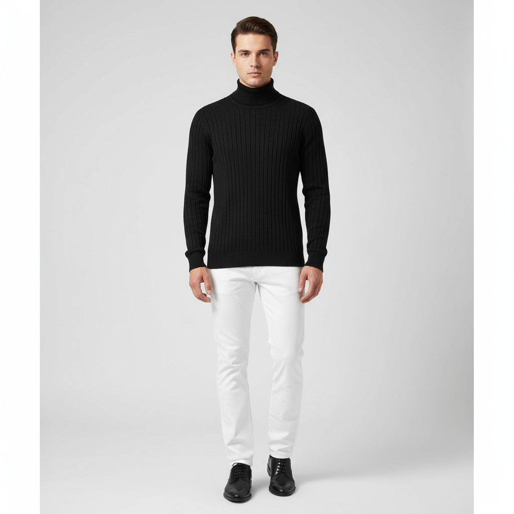 Brandon | Maglione a Collo Alto da Uomo - - Clothes clothes men Clothing Sweater sweater men sweaters - Concept Palermo