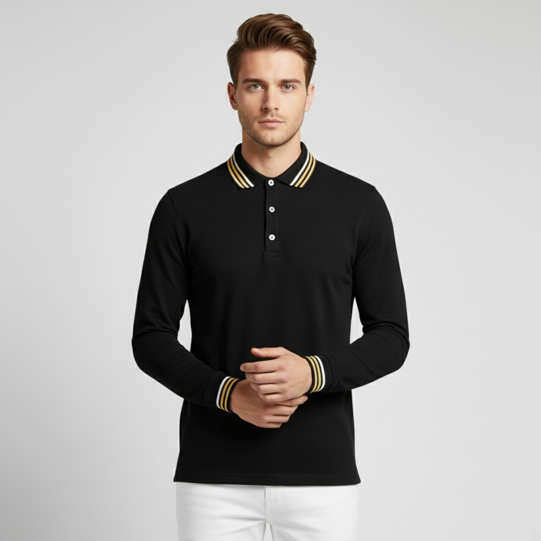 Ralph | Maglietta Polo da Uomo a Maniche Lunghe - - - Concept Palermo