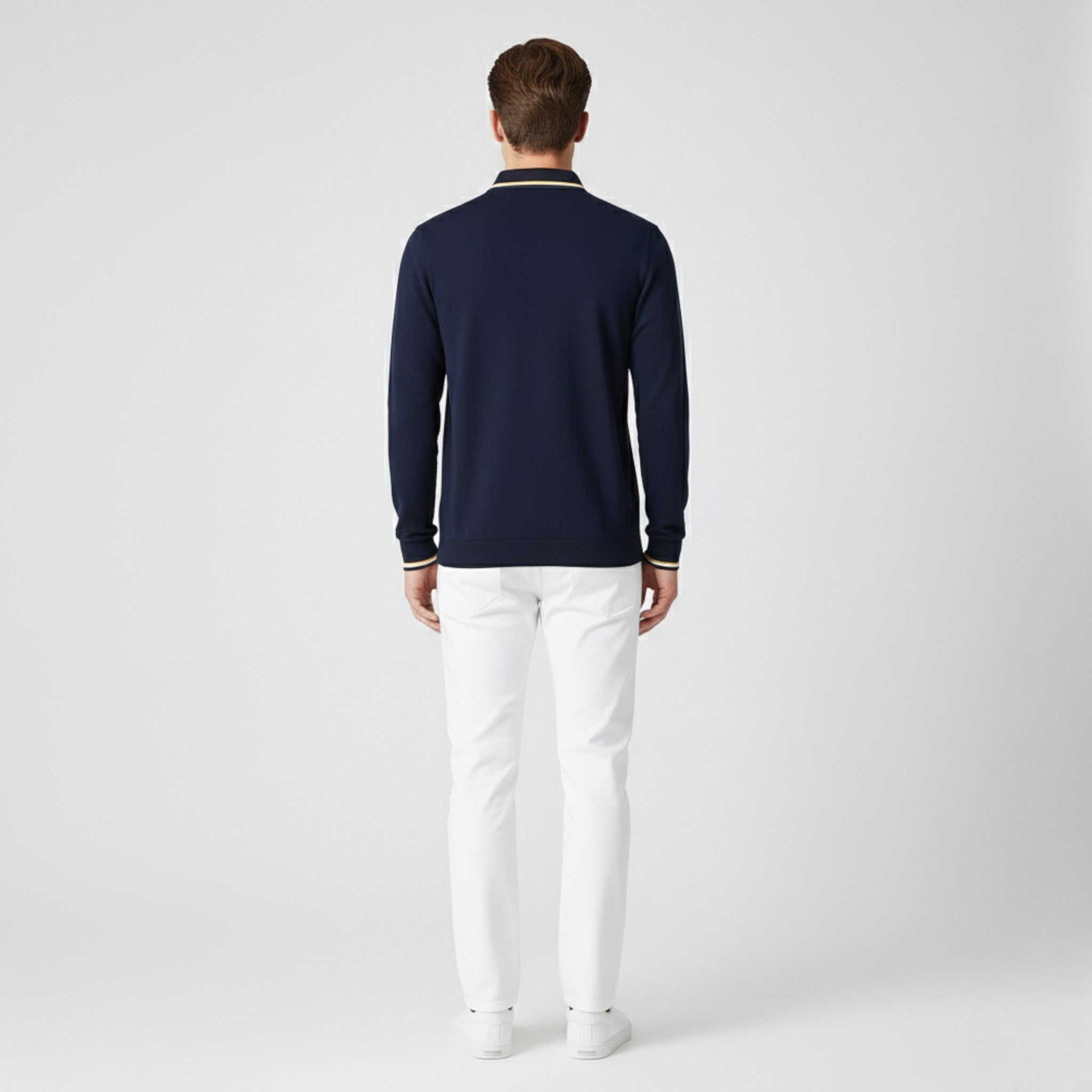 Rafael | Maglietta Polo da Uomo a Maniche Lunghe - - - Concept Palermo