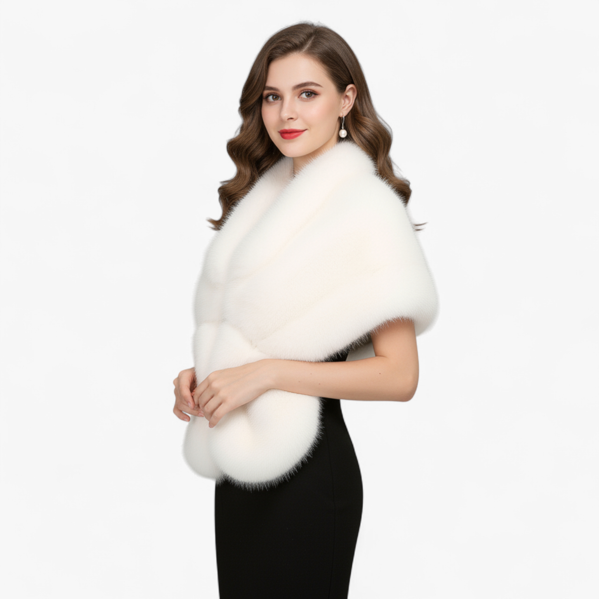Amanda | Sciarpa Donna Elegante in Pelliccia - - accessori moda calore donne eleganza fashion inverno lusso pelliccia sciarpa sciarpa di pelliccia - Concept Palermo