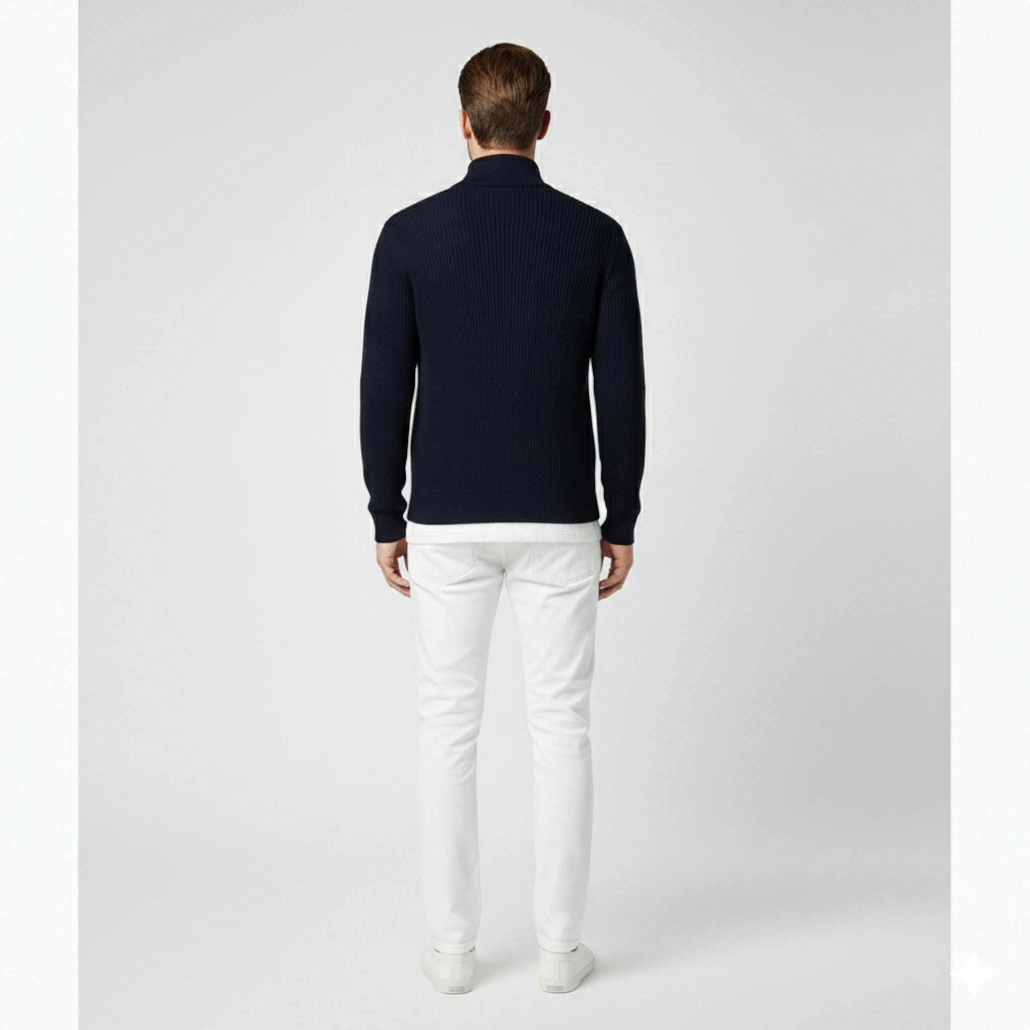Emmanuel | Maglione da Uomo con Mezza Zip - - Clothes clothes men Clothing Sweater sweater men sweaters - Concept Palermo