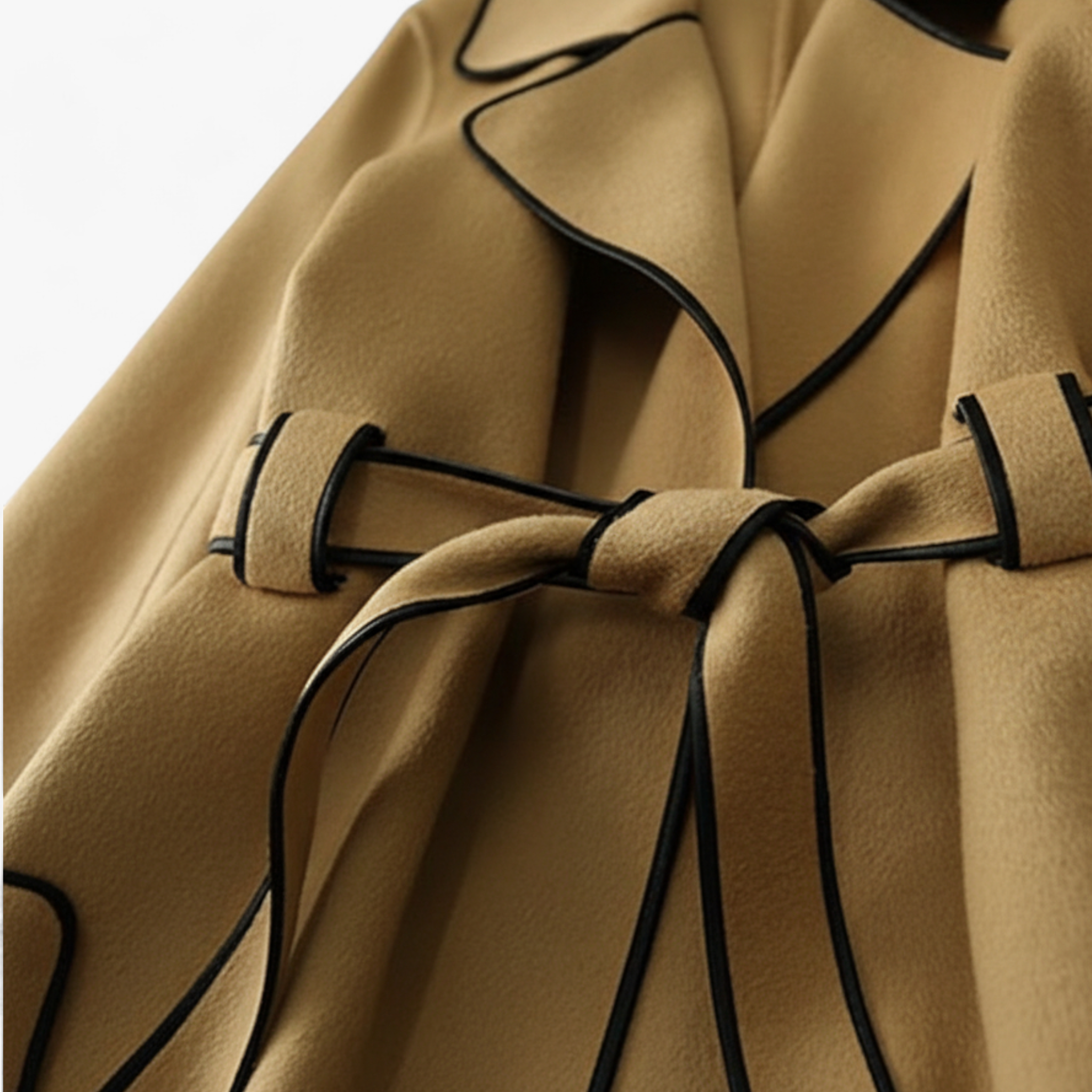 Lily | Giacca Invernale Donna Elegante con Cintura - - capispalla cappotti autunno inverno cappotti con cintura cardigan giacche da donna giacche eleganti moda femminile soprabito elegante - Concept Palermo