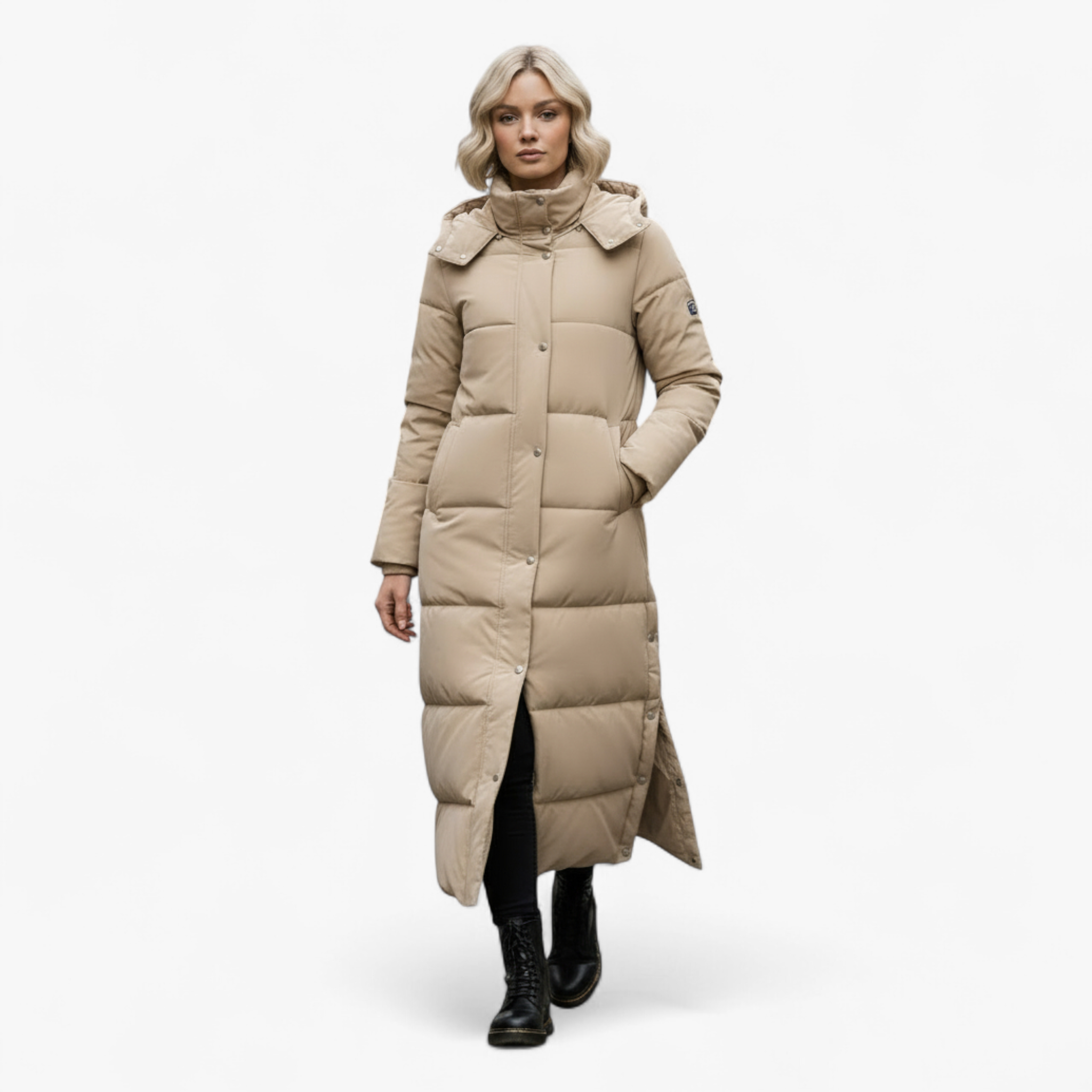 Chiara | Giacca Invernale Donna Lunga con Cappuccio - - cappotto coreano cappotto donna cappotto spesso giacca alla moda giacca autunno inverno giacca calda giacca comoda giacca elegante giacca lunga parka con cappuccio - Concept Palermo