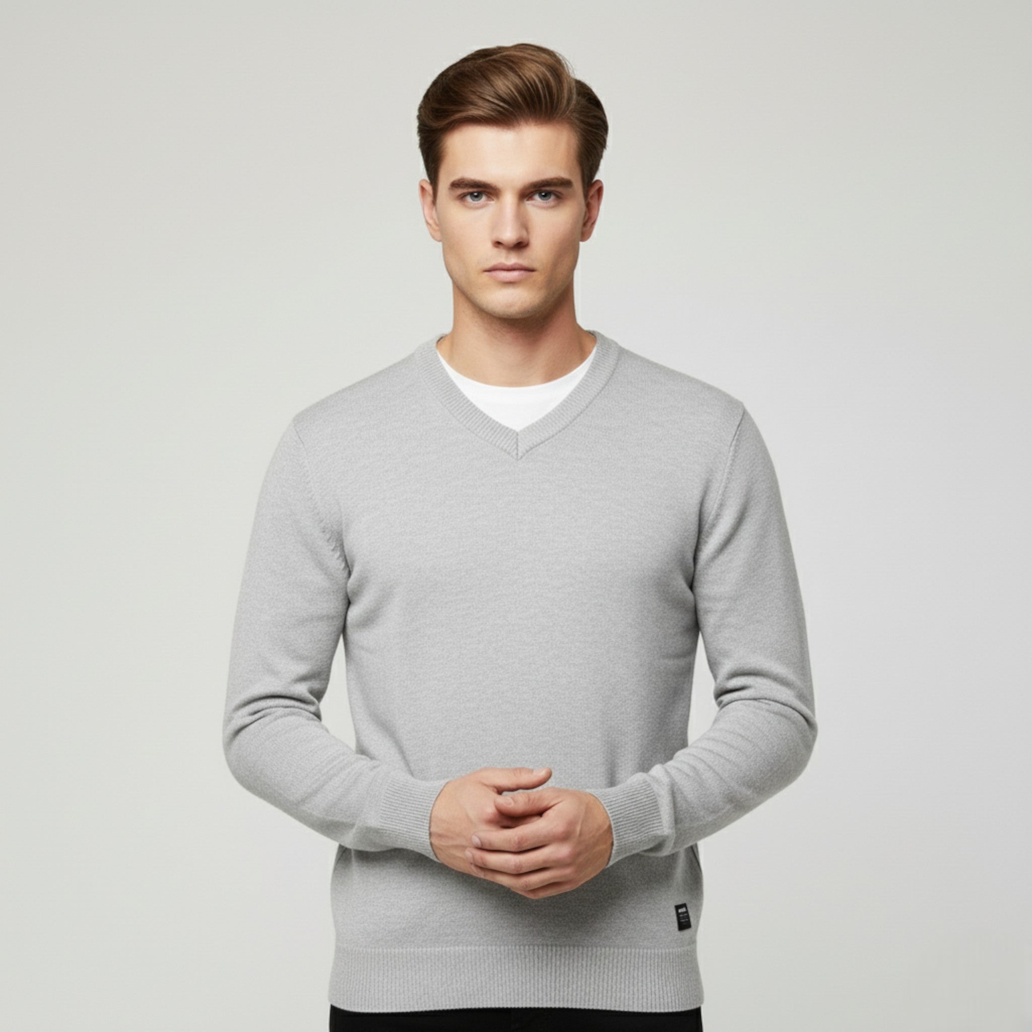 Brent | Maglione da Uomo con Scollo a V - - Sweater - Concept Palermo