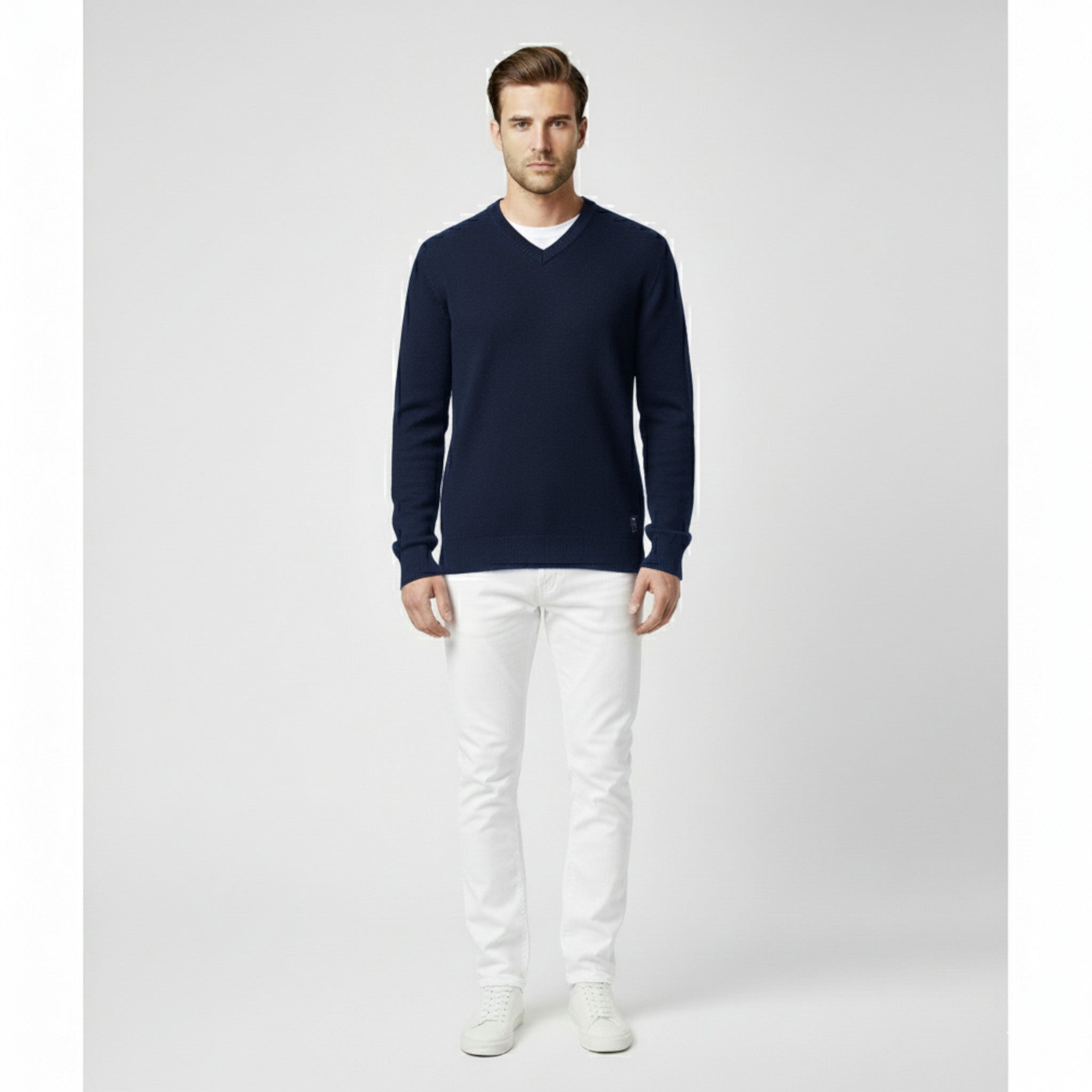 Marc | Maglione da Uomo con Scollo a V - - Sweater - Concept Palermo