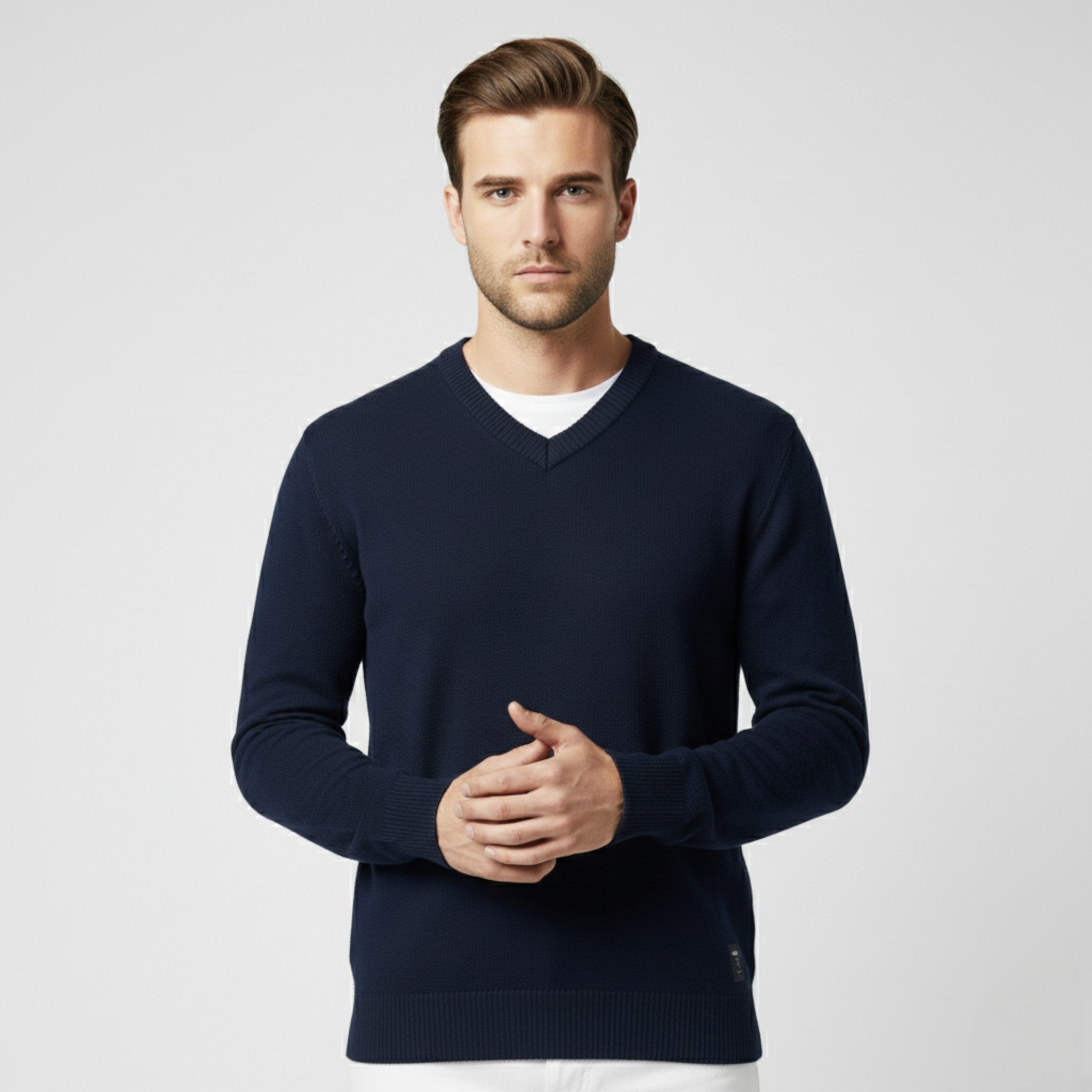 Marc | Maglione da Uomo con Scollo a V - - Sweater - Concept Palermo