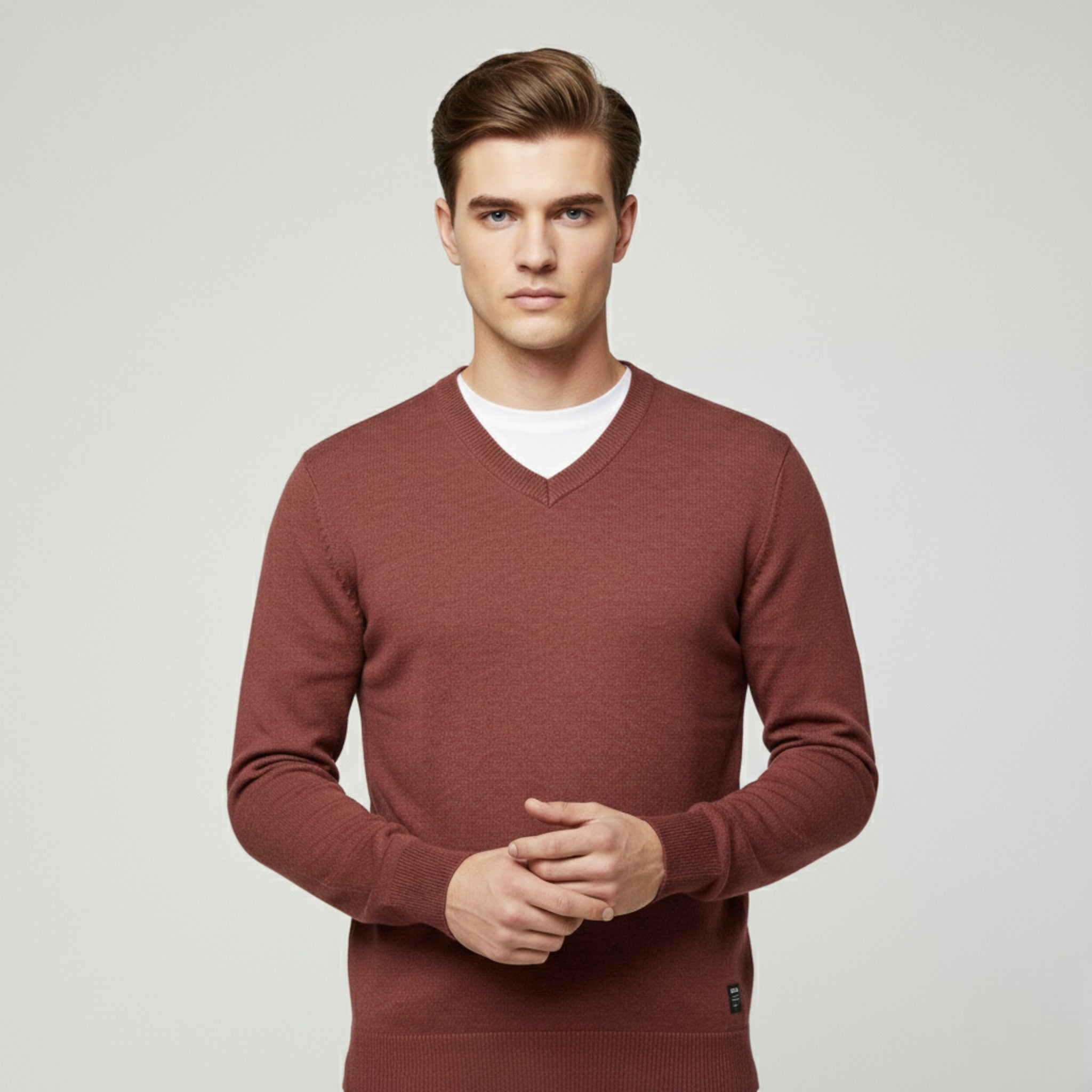 Will | Maglione da Uomo con Scollo a V - - Sweater - Concept Palermo