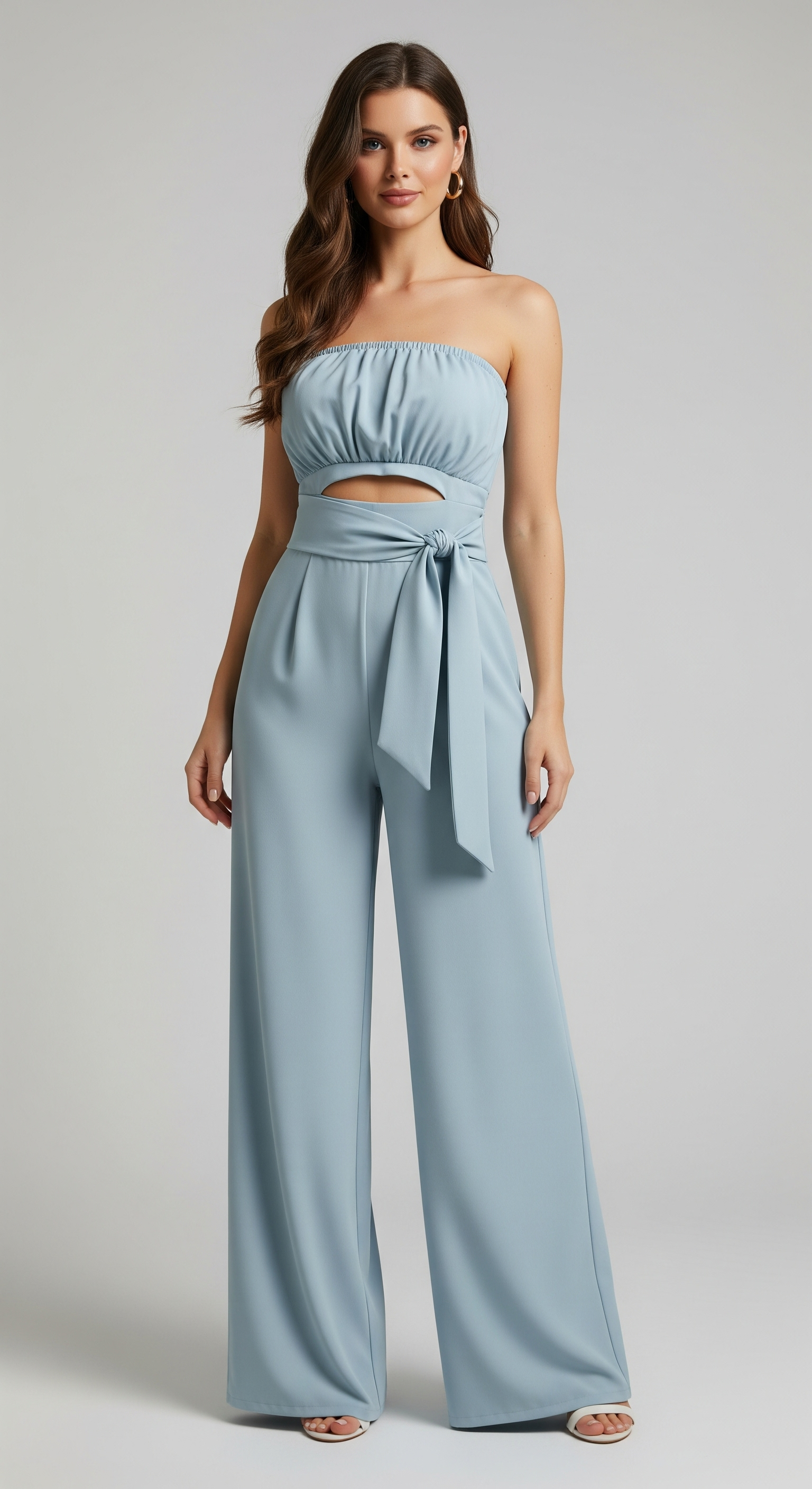 Bella | Tuta estiva senza spalline a gamba larga - - 12/28/2024 Summer/Jumpsuit - Concept Palermo