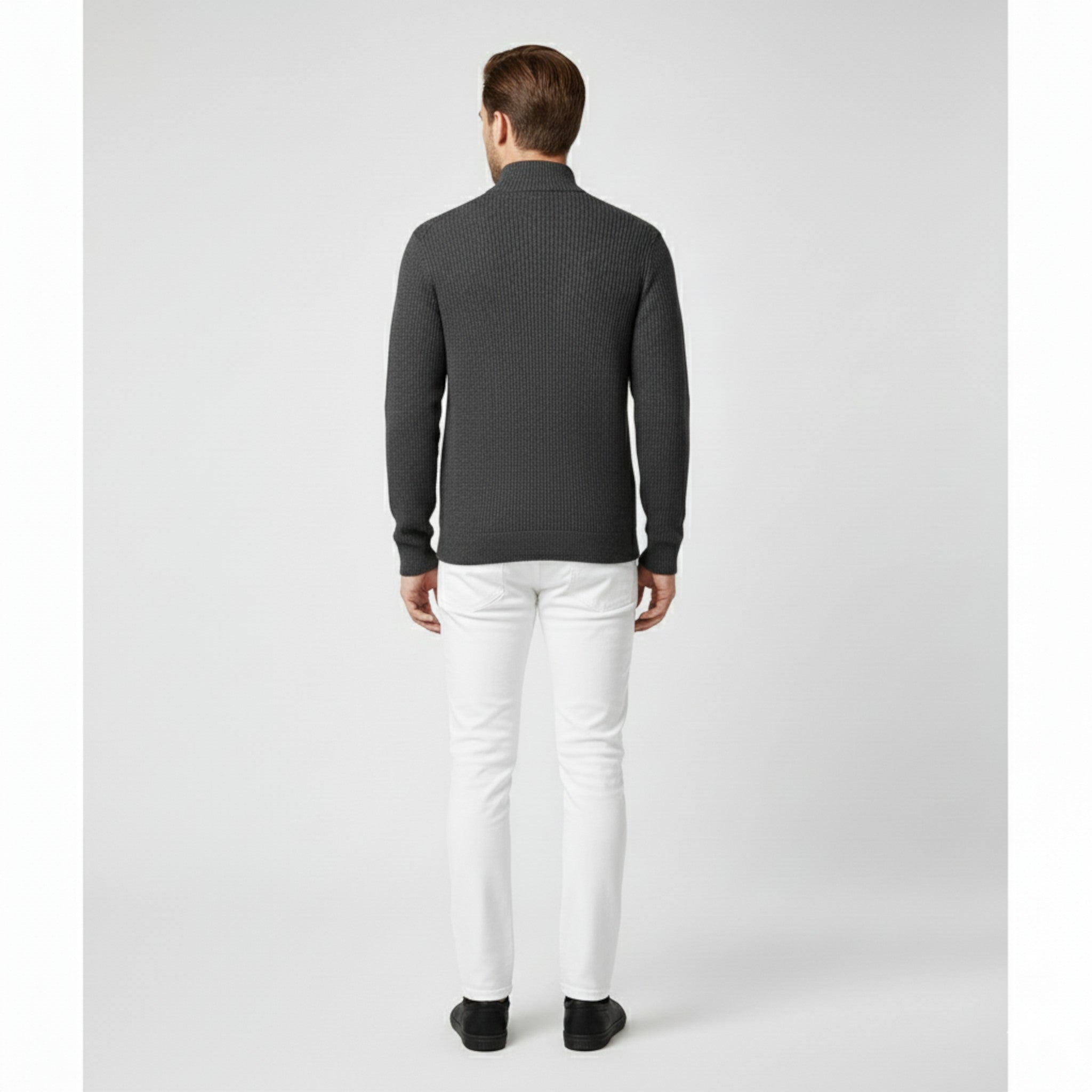 Vincent | Maglione da Uomo con Mezza Zip - - Clothes clothes men Clothing Sweater sweater men sweaters - Concept Palermo