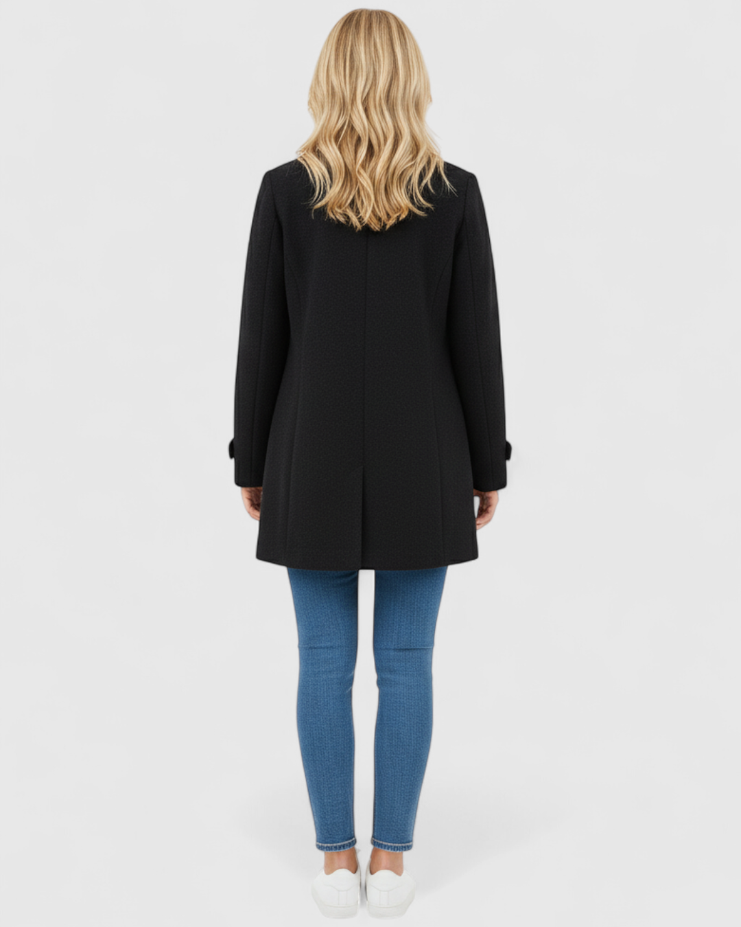 Conti | Giacca Invernale Donna Elegante con Collo Tailored - - abbinamenti chic autunno inverno collo tailored design con bottoni giacca casual giacca da donna giacca elegante maniche lunghe materiale dacron stile versátil - Concept Palermo