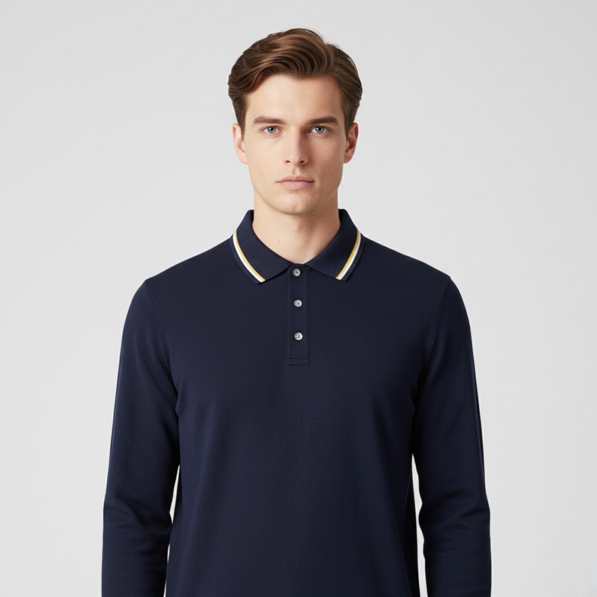 Rafael | Maglietta Polo da Uomo a Maniche Lunghe - - - Concept Palermo