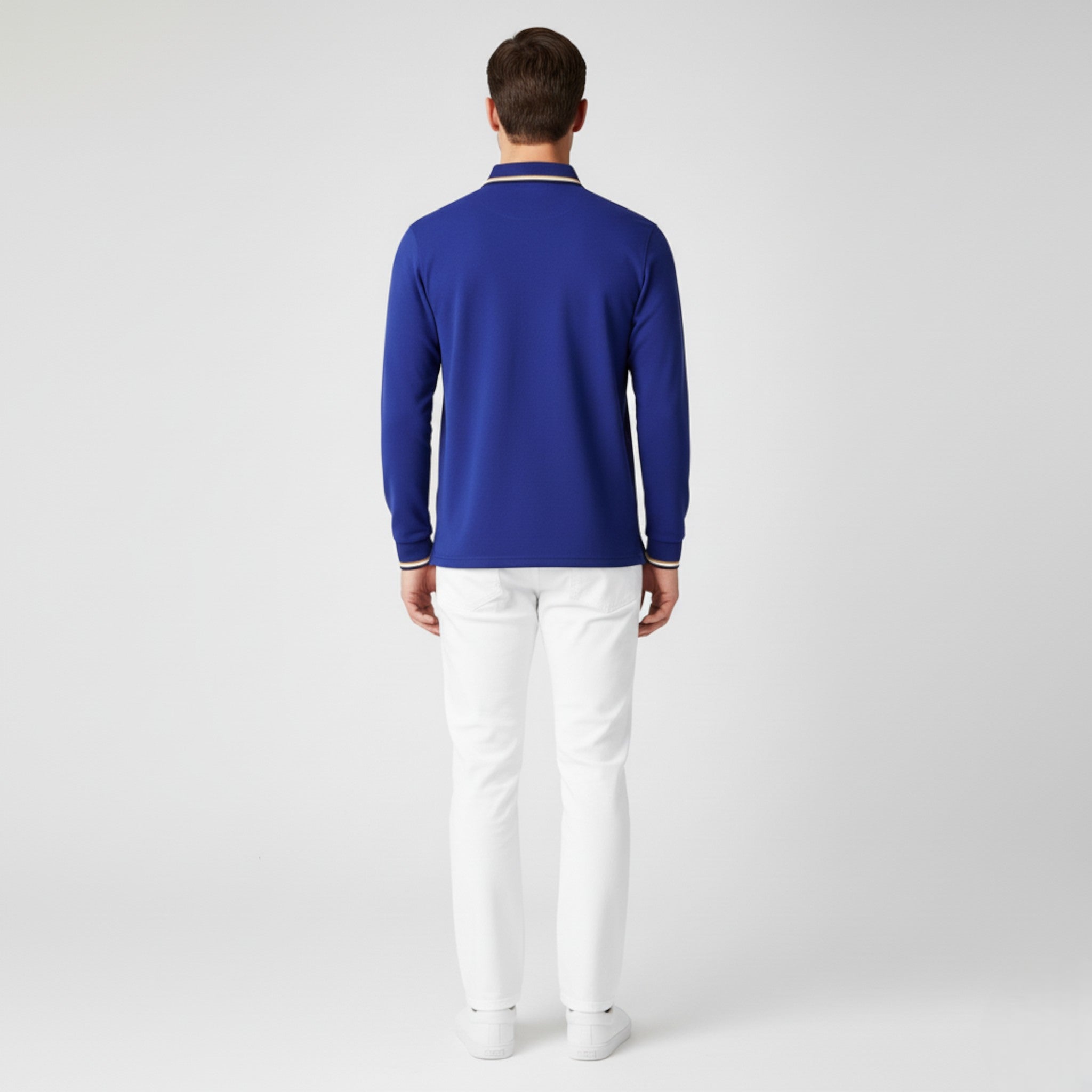 Charles | Maglietta Polo da Uomo a Maniche Lunghe - - - Concept Palermo