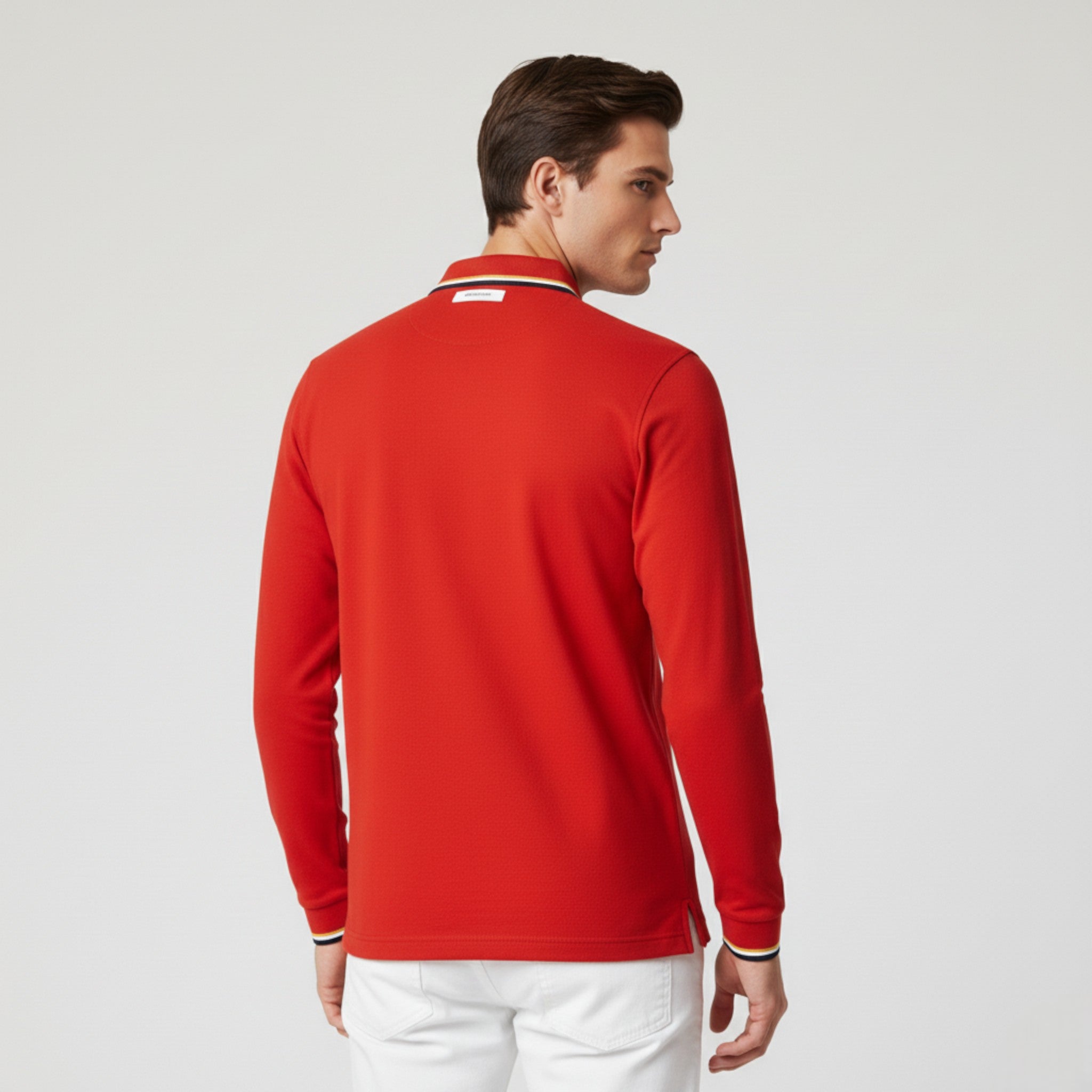 Steven | Maglietta Polo da Uomo a Maniche Lunghe - - - Concept Palermo