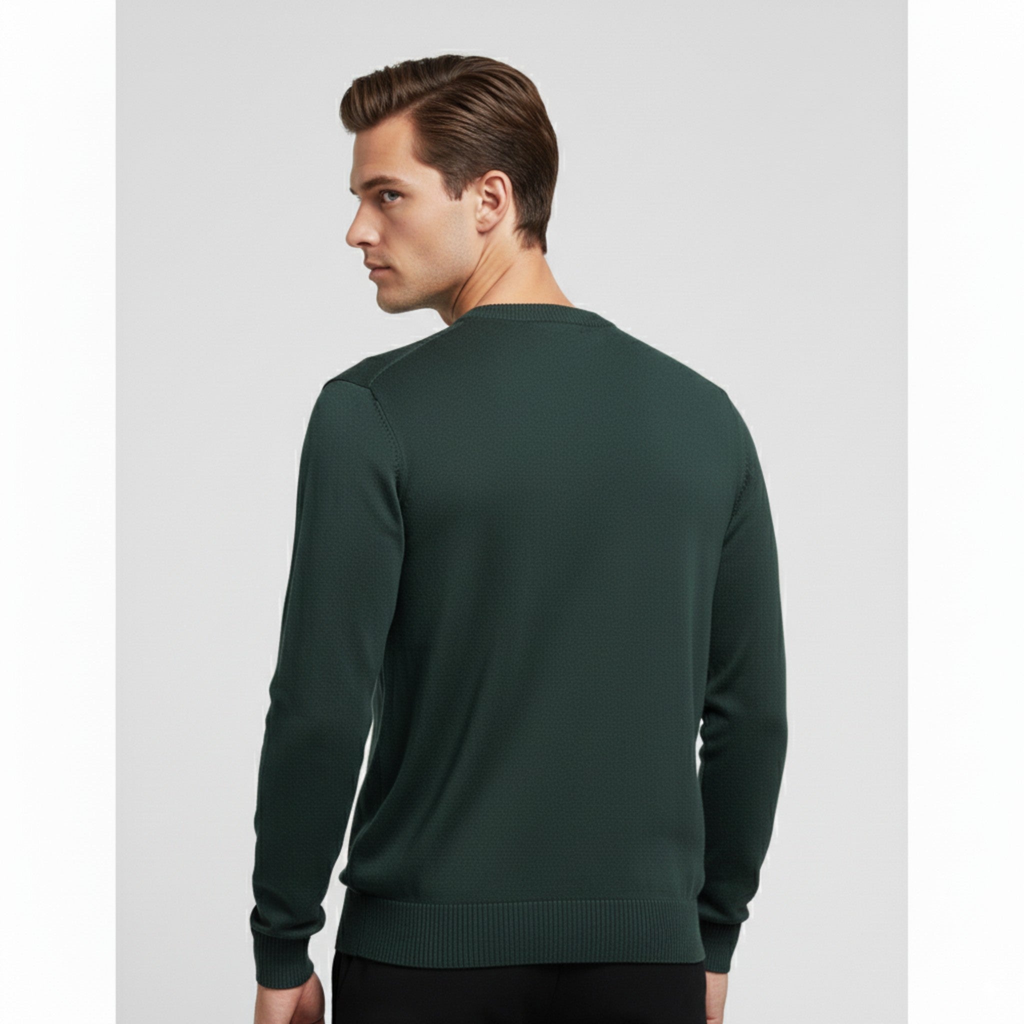 River | Maglione da Uomo con Scollo a V - - Sweater - Concept Palermo