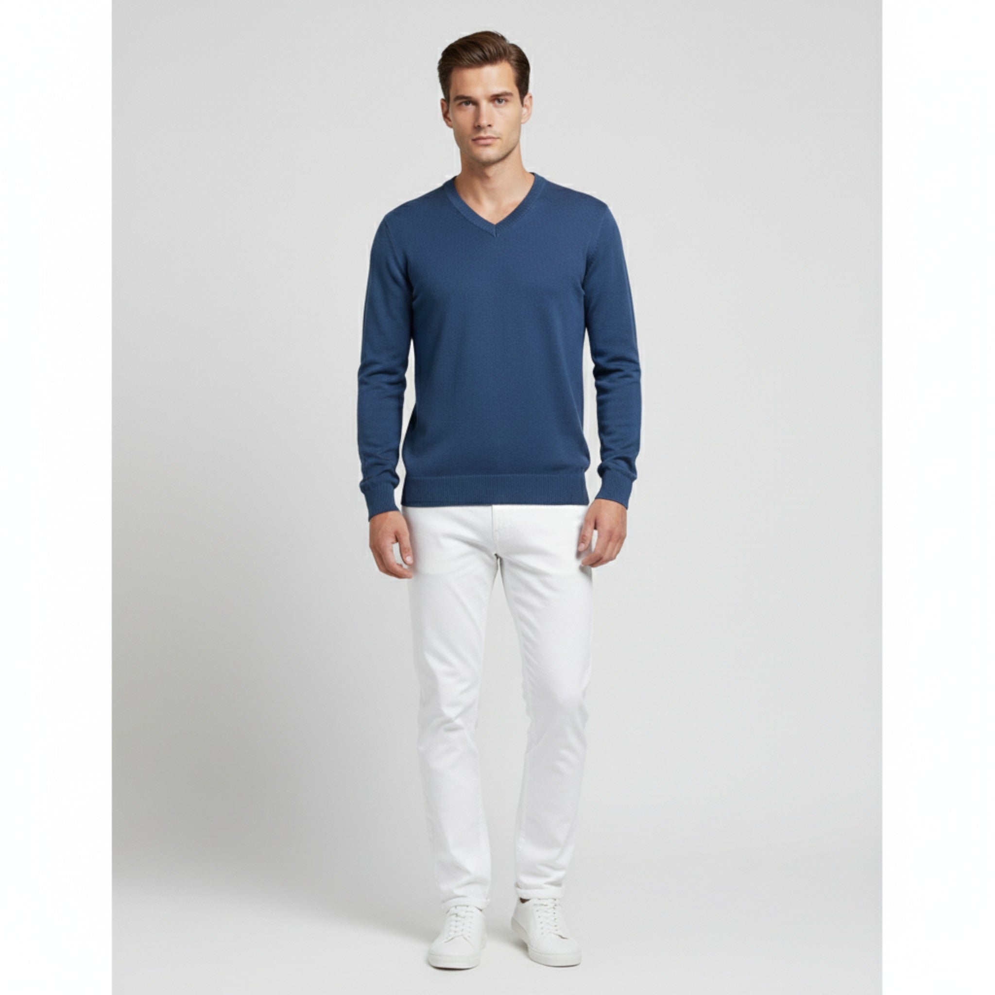 Kram | Maglione da Uomo con Scollo a V - - Sweater - Concept Palermo