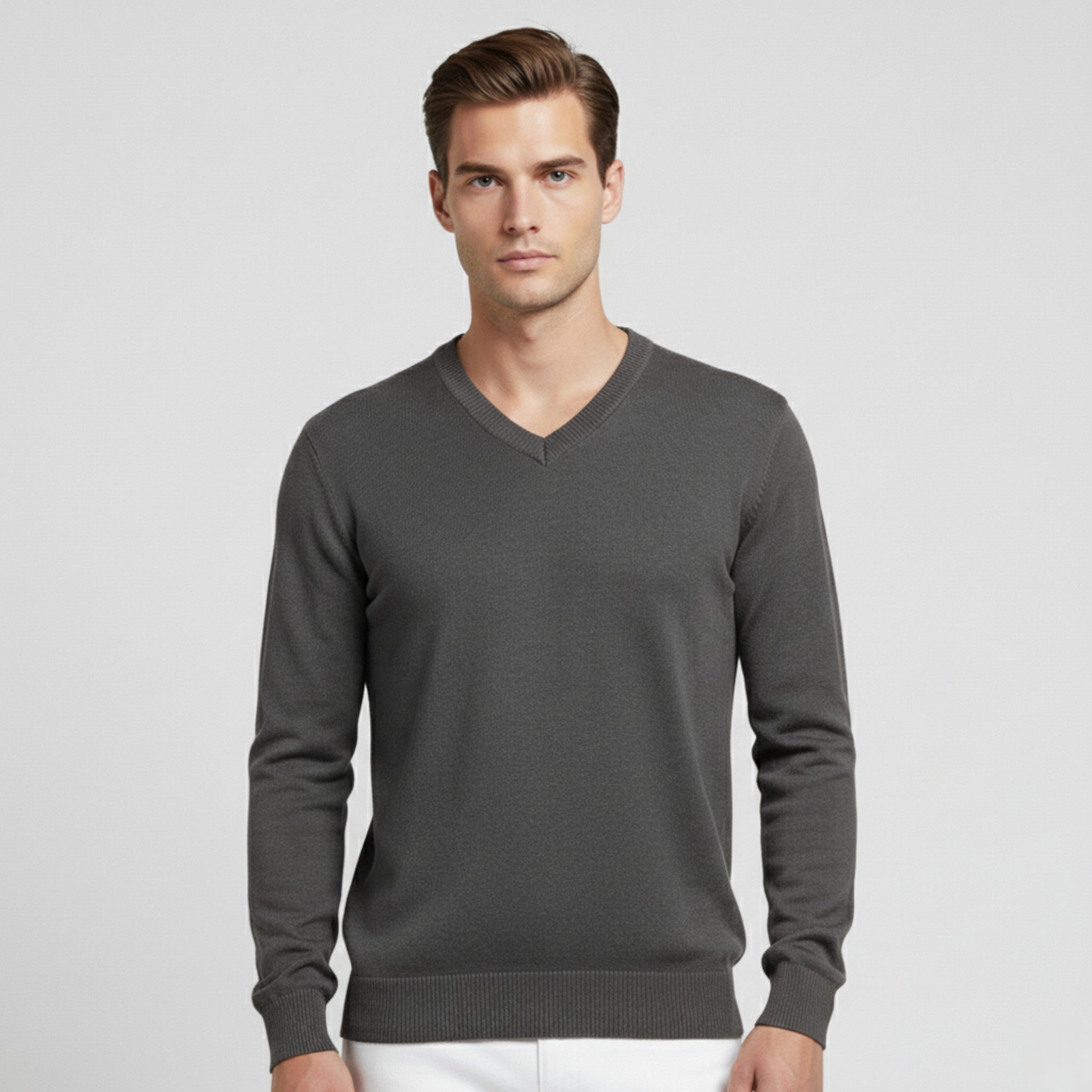 Jonas | Maglione da Uomo con Scollo a V - - Sweater - Concept Palermo