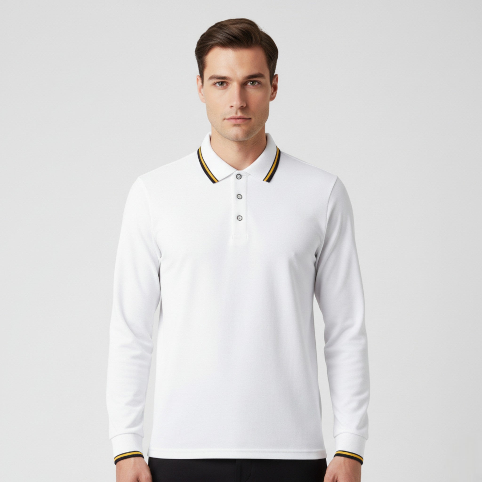 Mickey | Maglietta Polo da Uomo a Maniche Lunghe - - - Concept Palermo