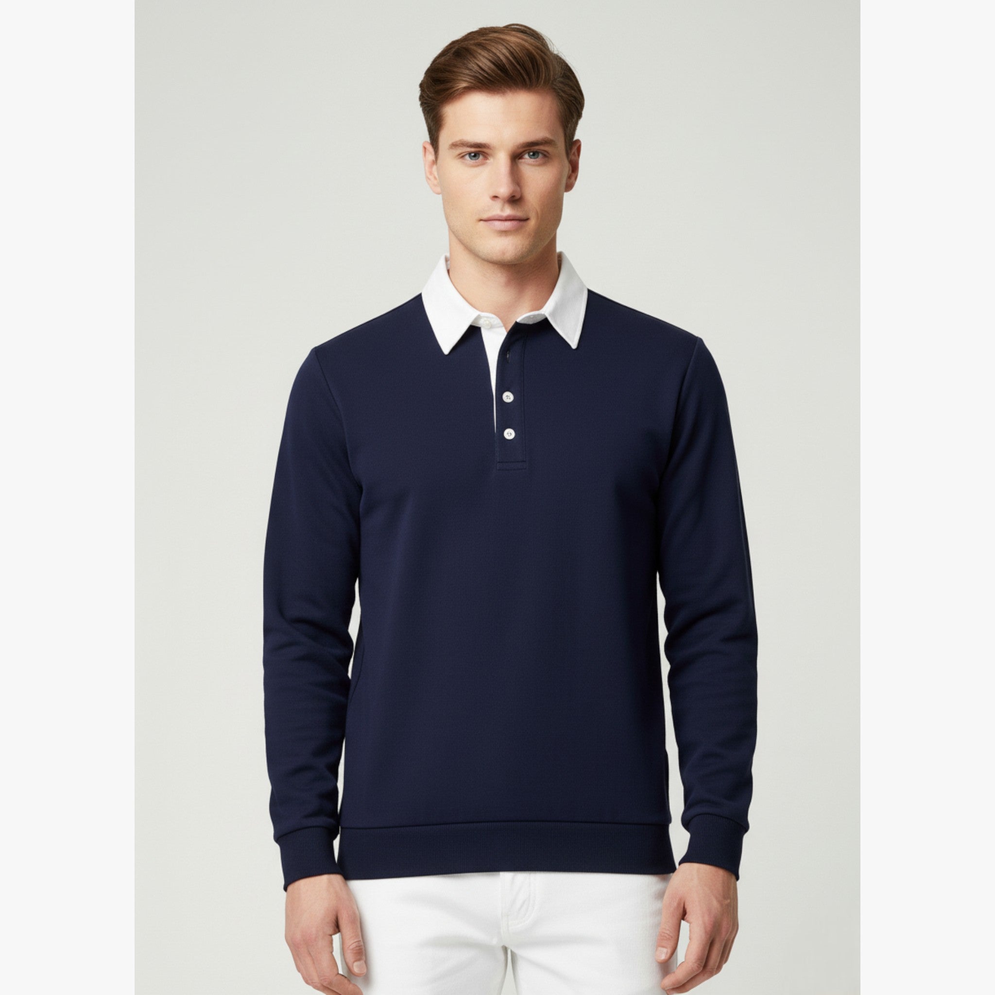 Jeric | Pullover Maschile in Pile con Bottoni - - Sweaters - Concept Palermo