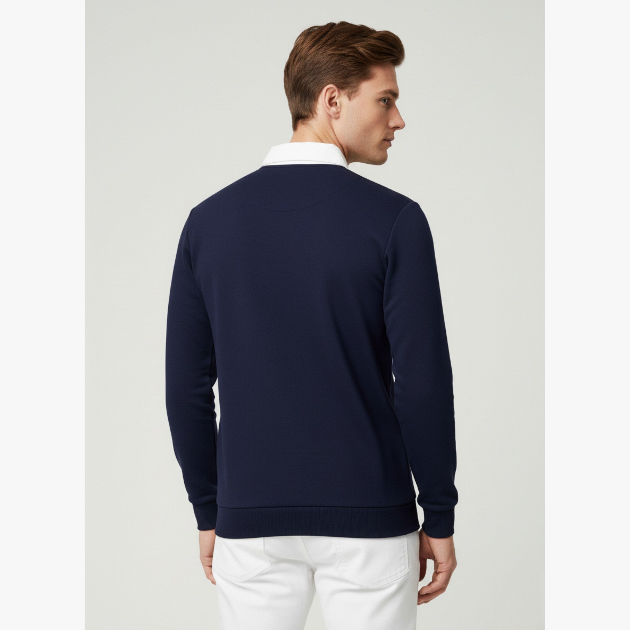 Jeric | Pullover Maschile in Pile con Bottoni - - Sweaters - Concept Palermo