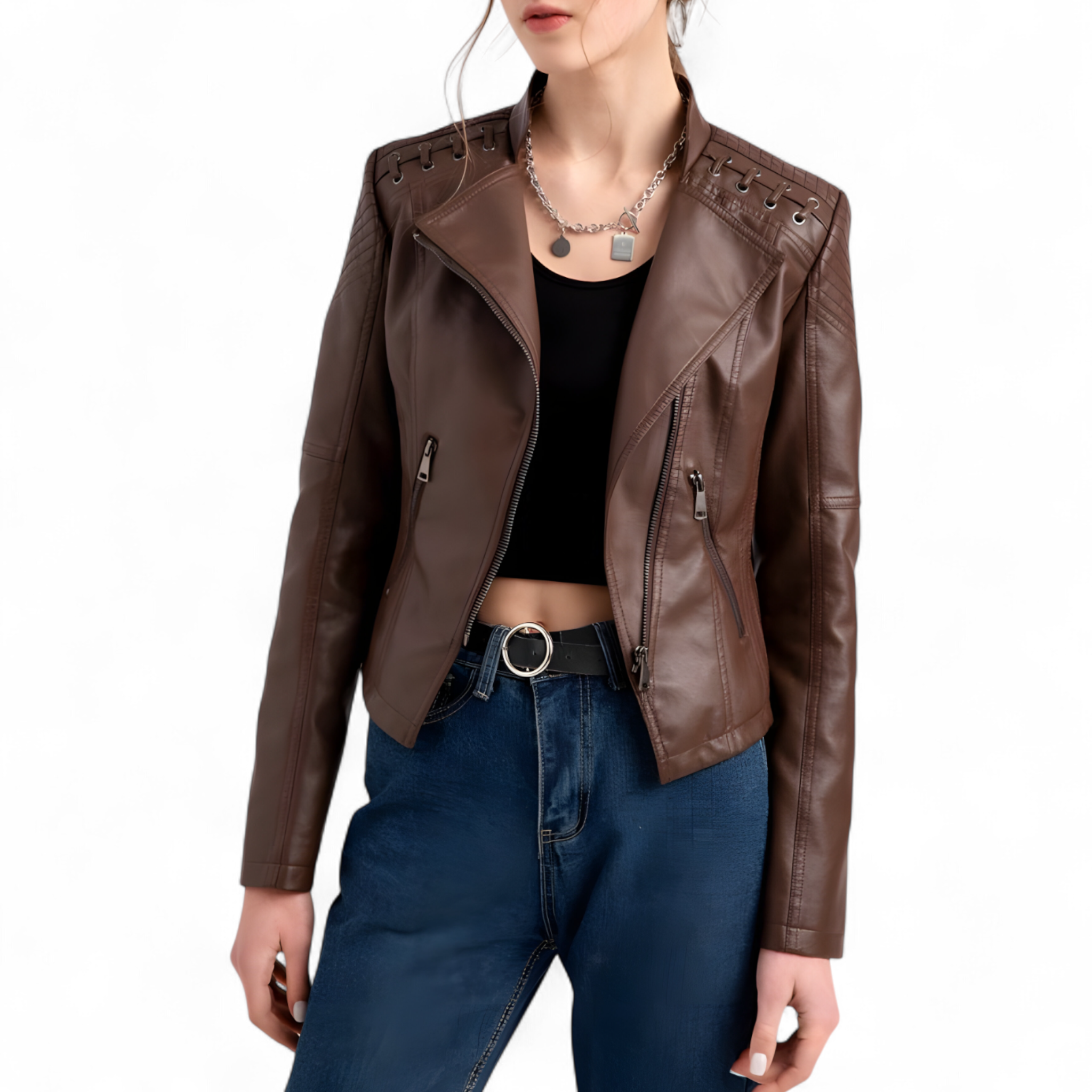 Abileth | Giacca Casual in Pelle Lavata - - abbigliamento casual giacca casual giacca con cuciture curate giacca estiva giacca in pelle giacca invernale giacca moda giacca pelle giacca quotidiana giacca resistente giacca uomo giacca versatile giubbotti pelle stile avventuroso - Concept Palermo