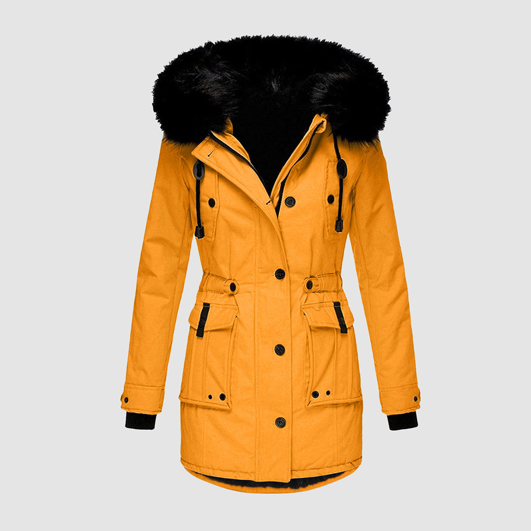 EMMA | Giacca invernale - Elegante protezione contro il freddo - Oro - Bestsellers dames Jassen dames missnew reworded reworded2 women - Concept Palermo
